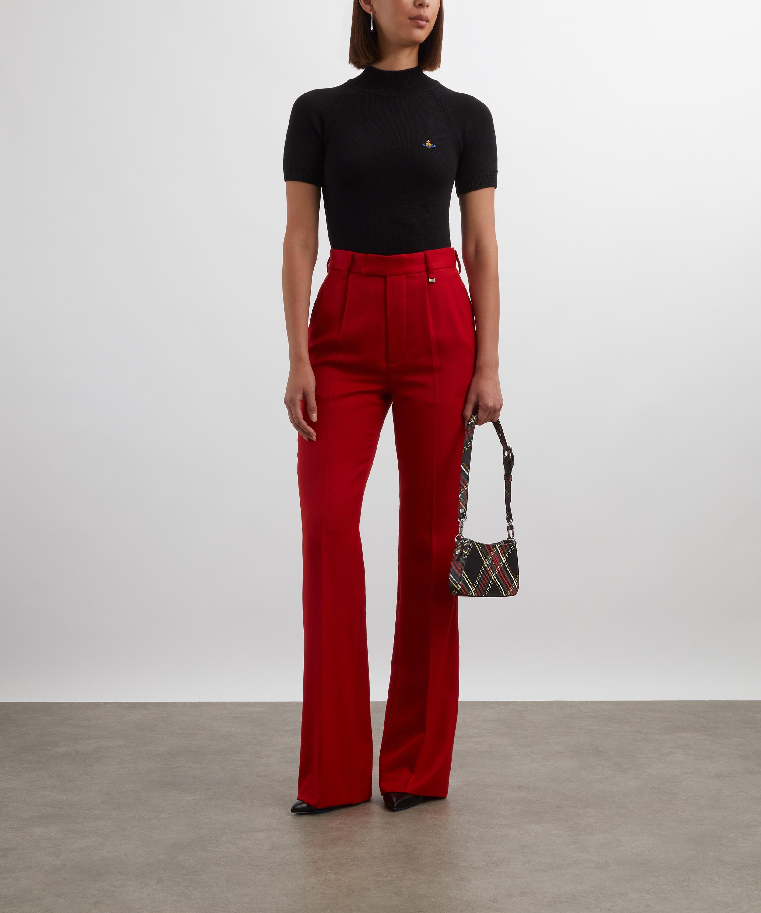 Ray Red Wool Trousers - 2