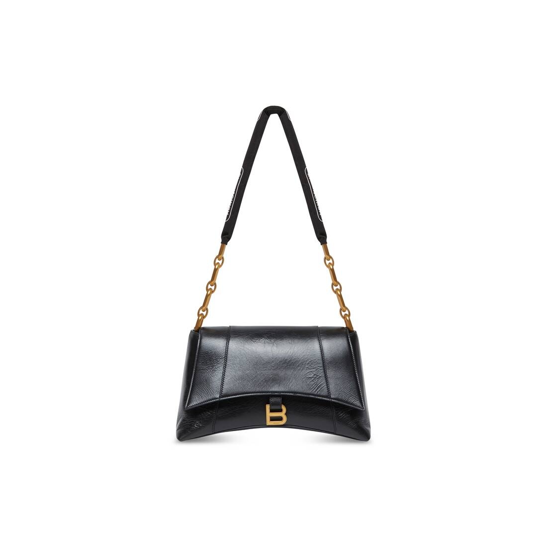 Women's Downtown Medium Shoulder Bag With Chain in Black - 1
