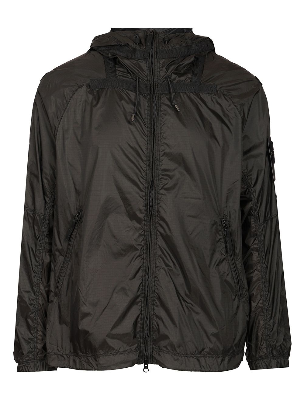 Light Hooded Jacket Coats Grey - 1