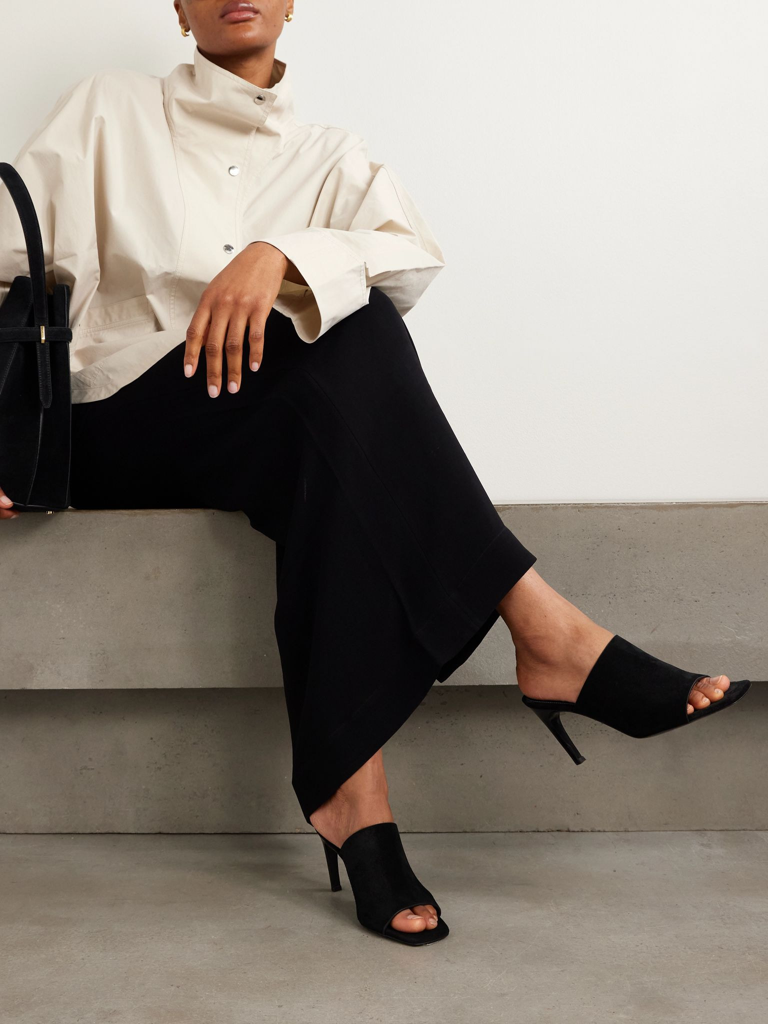 Suede mules Black - 2