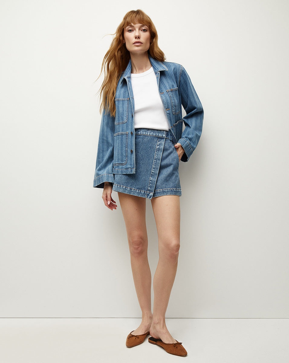 DIAZ DENIM SKORT - 3