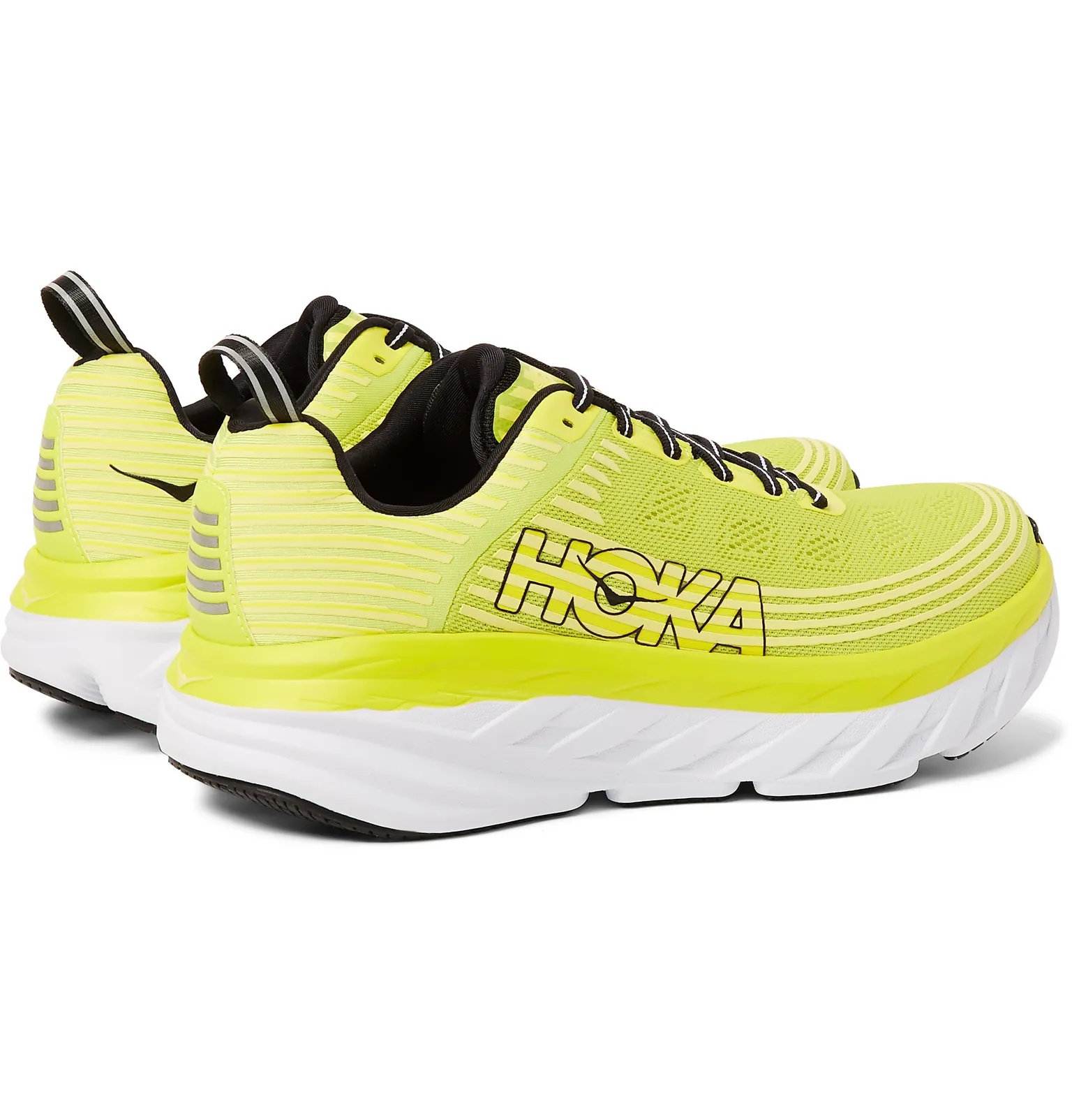 Bondi 6 Rubber-Trimmed Mesh Running Sneakers - 5