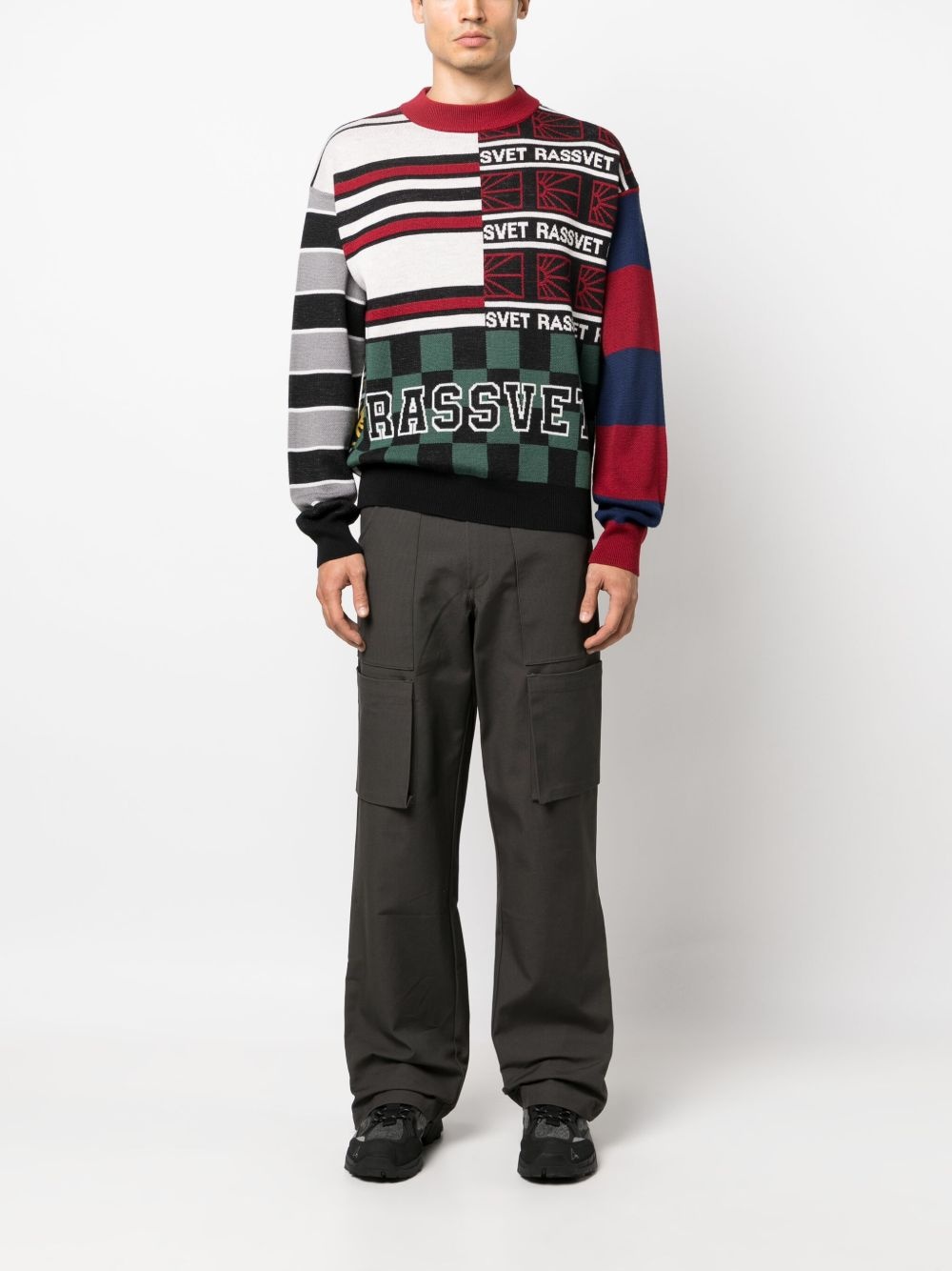 intarsia-knit wool-blend jumper - 2