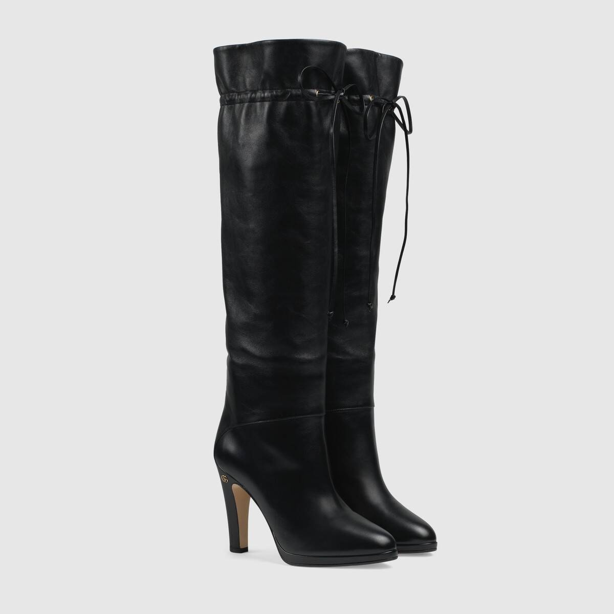 Women's knee-high boot with Double G - 2