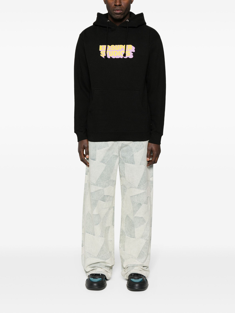 KidSuper logo-print cotton hoodie outlook