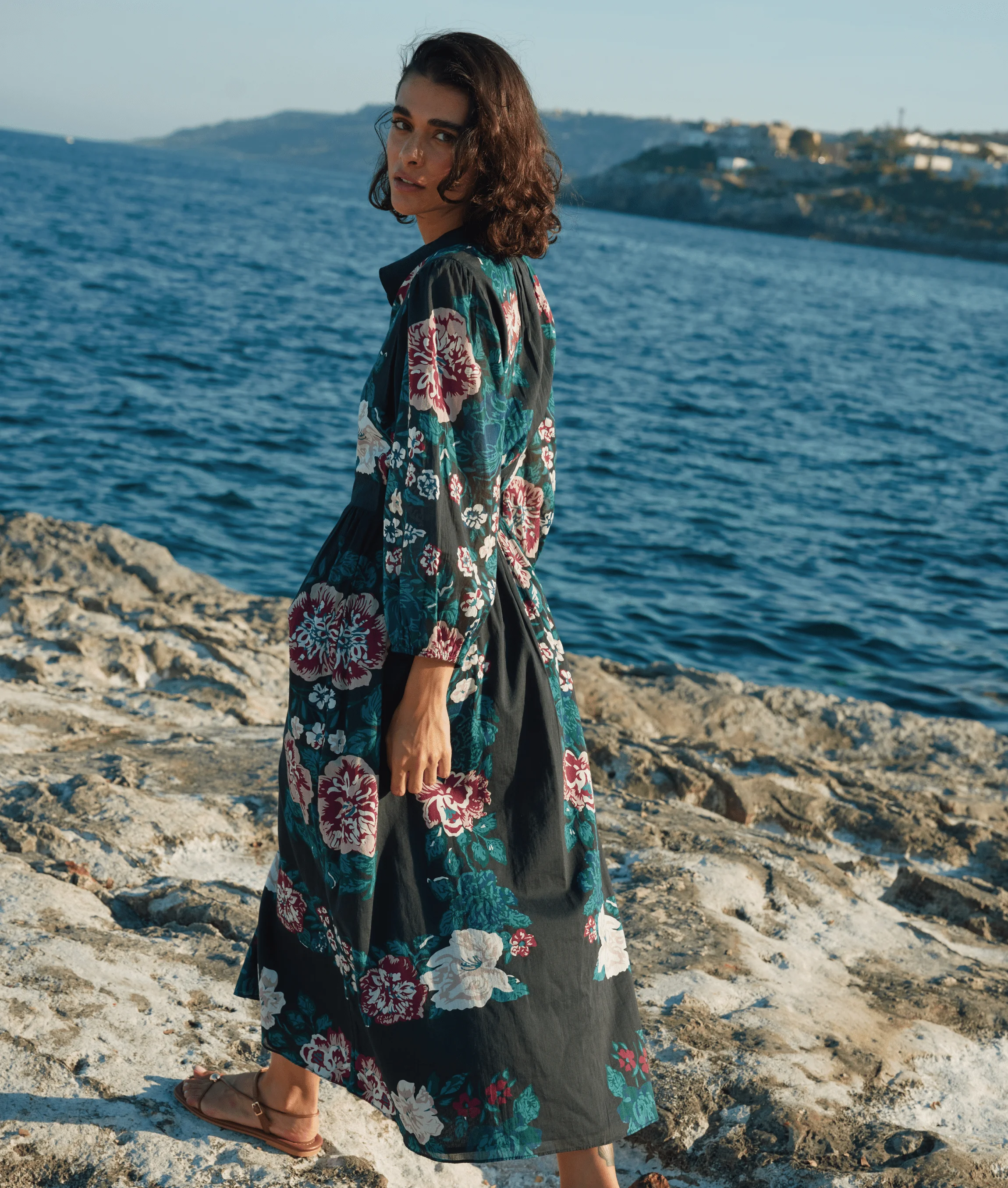 DONATELLA MIDI DRESS | JULIET EBONY - 1