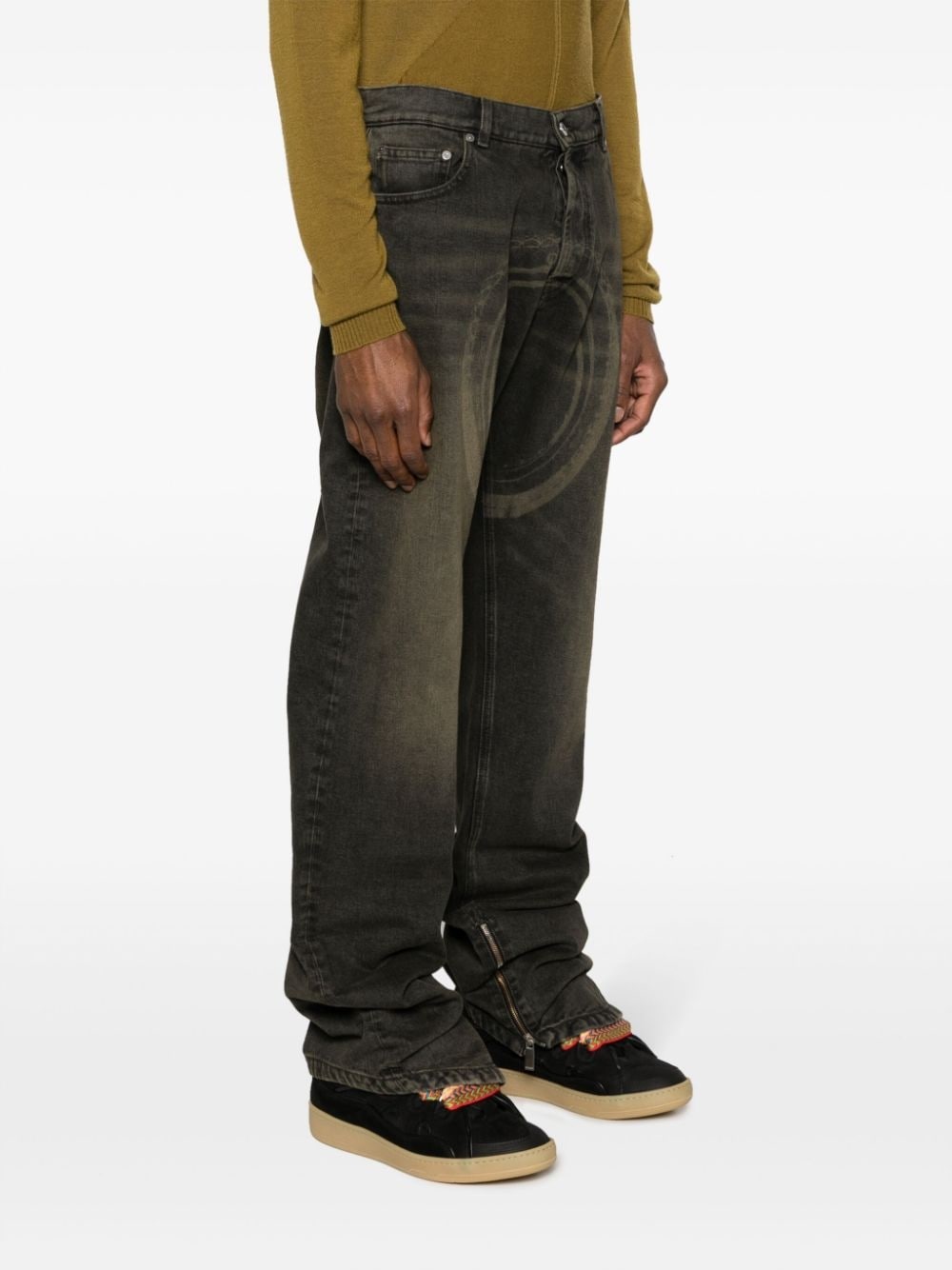 Wheel Over faded jeans - 3