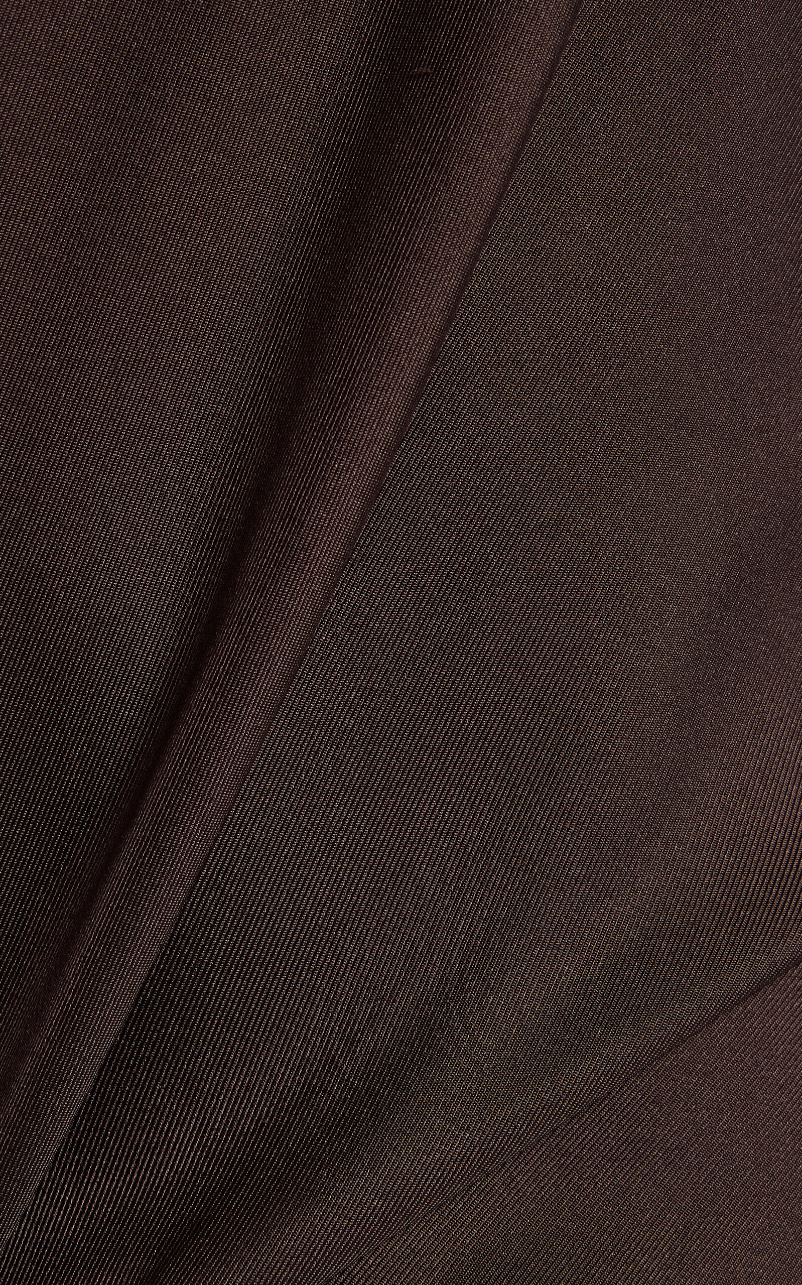 Roan Draped Silk Dress brown - 5