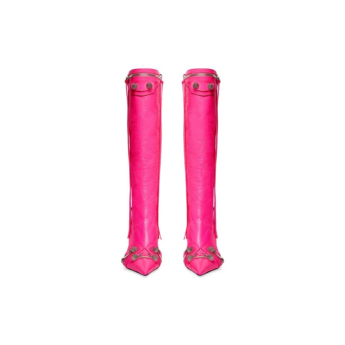 Women's Cagole 90mm Boot in Fluo Pink - 3