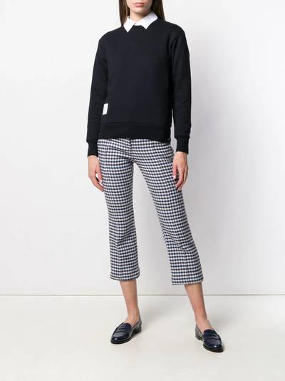 Thom Browne RWB-stripe sweatshirt outlook