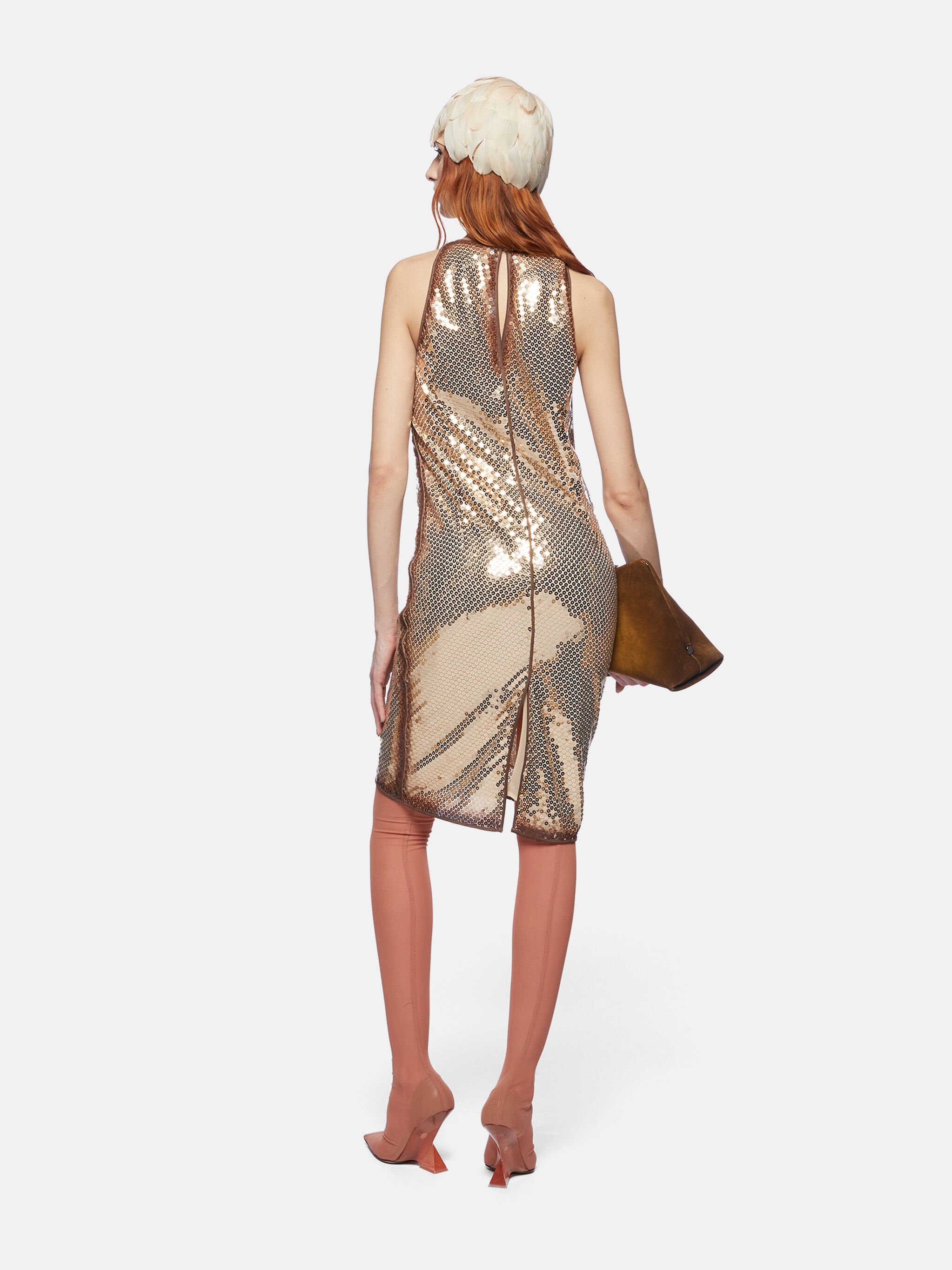 GOLD MINI DRESS - 3