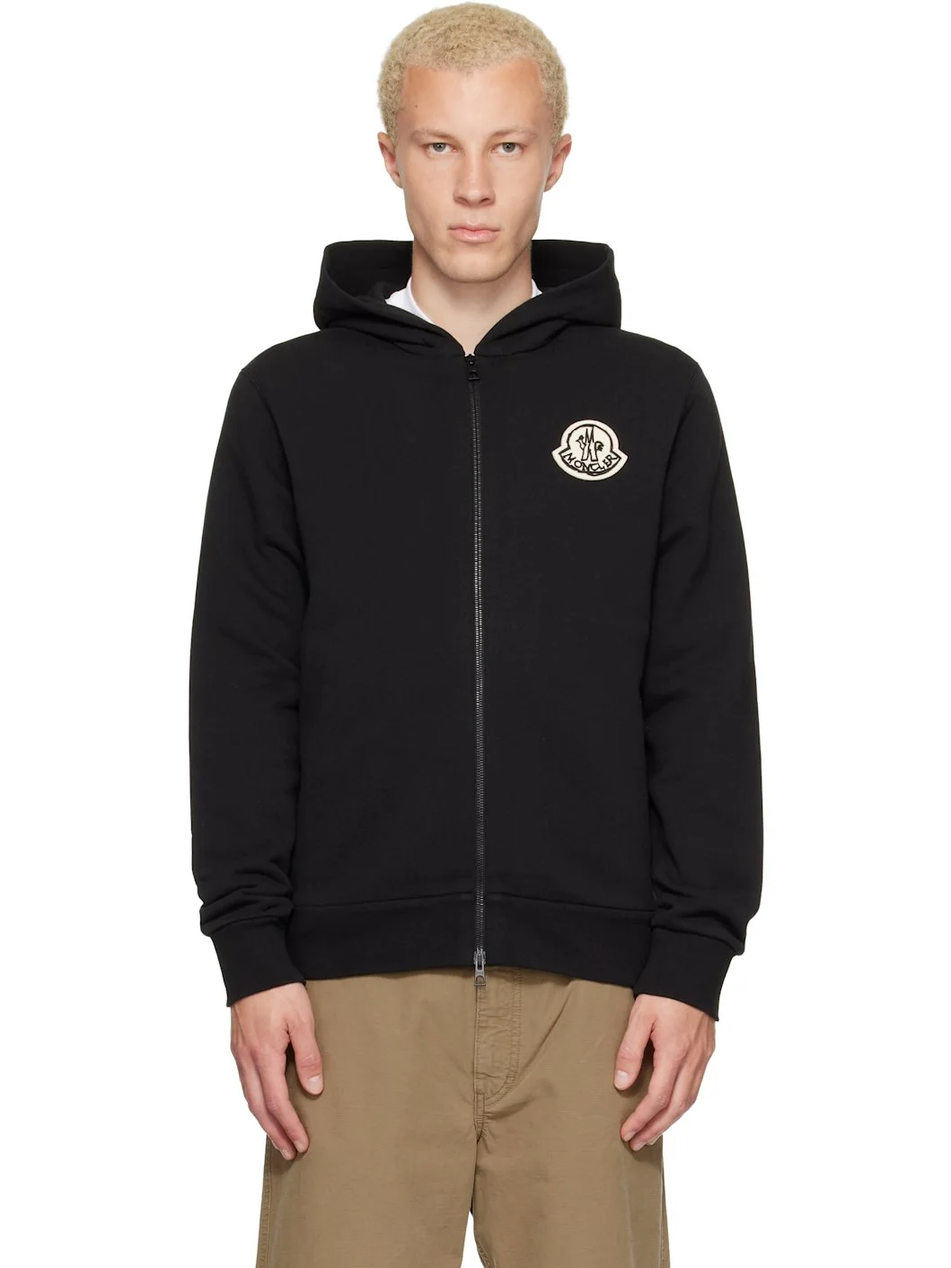 Black Zip Up Hoodie - 1
