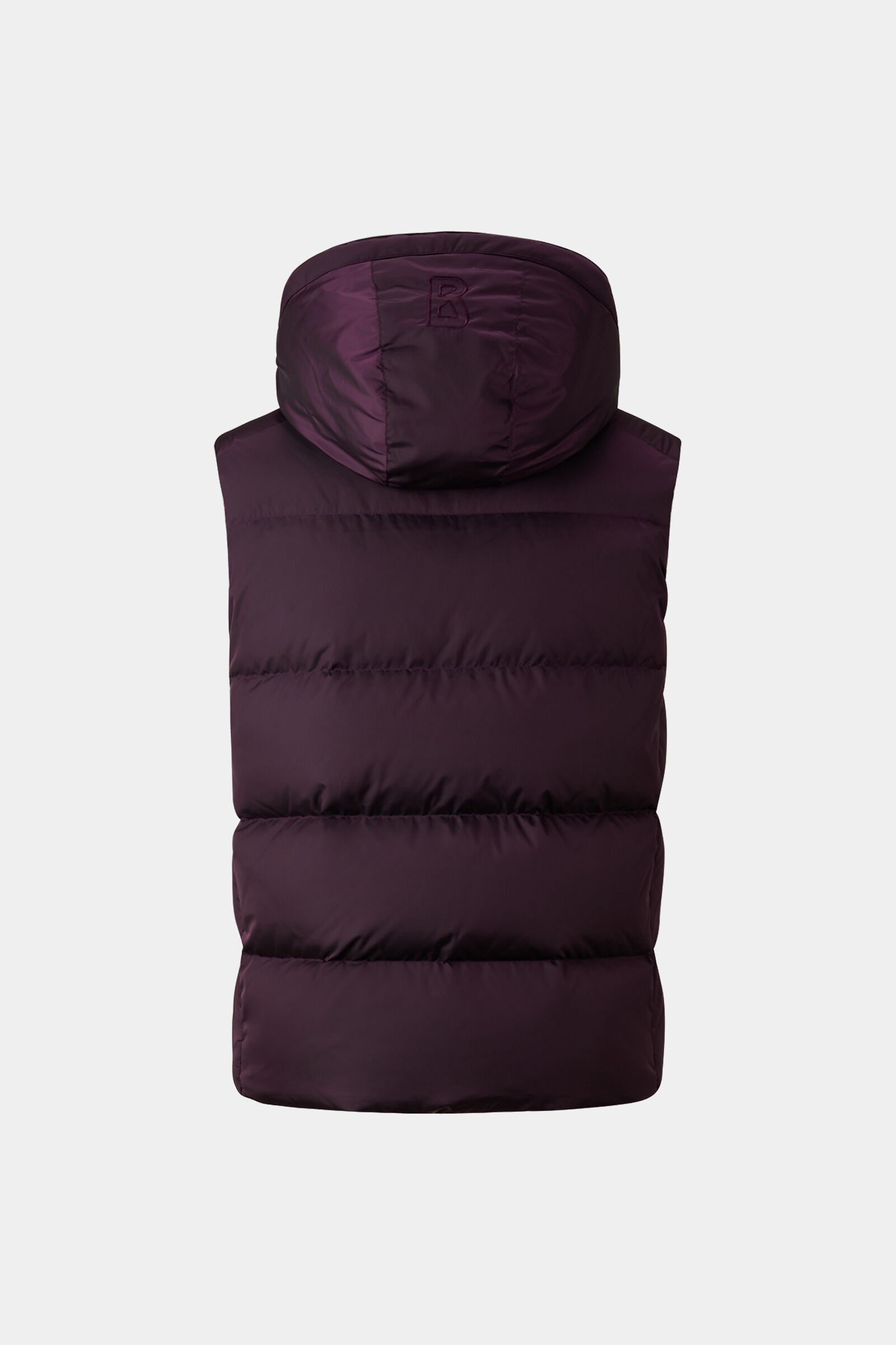 Jimmy Down vest in Plum - 3