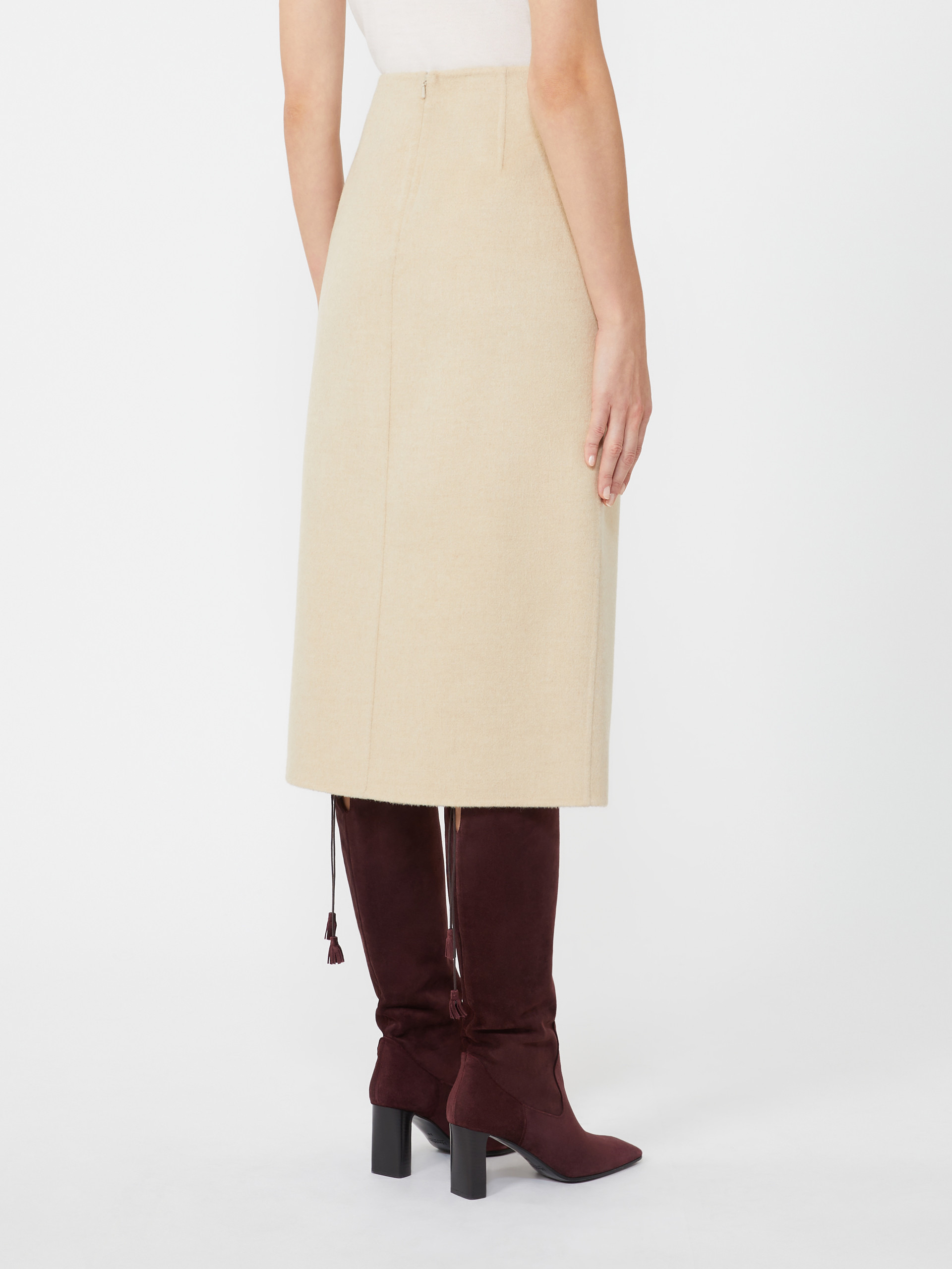 YORK Camel wrap skirt - 4