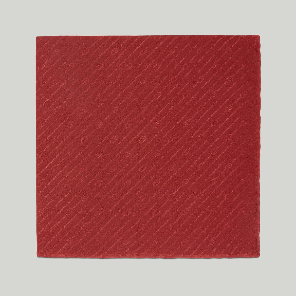 Interlocking G silk pocket square - 2