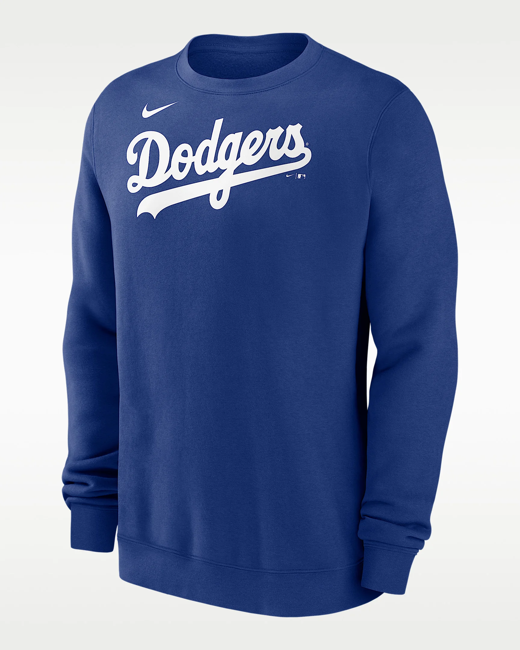 Los Angeles Dodgers Wordmark Men's Nike MLB Pullover Crew - 1