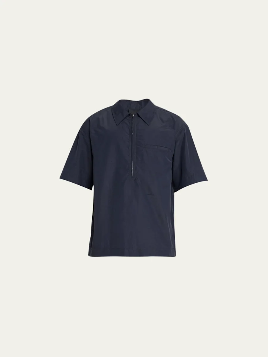 Men's Half-Zip Popover Shirt - 1