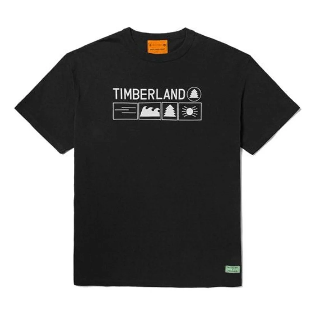 Timberland x Nina Chanel Abney T-Shirt 'Black White' A5NC6-001 - 1