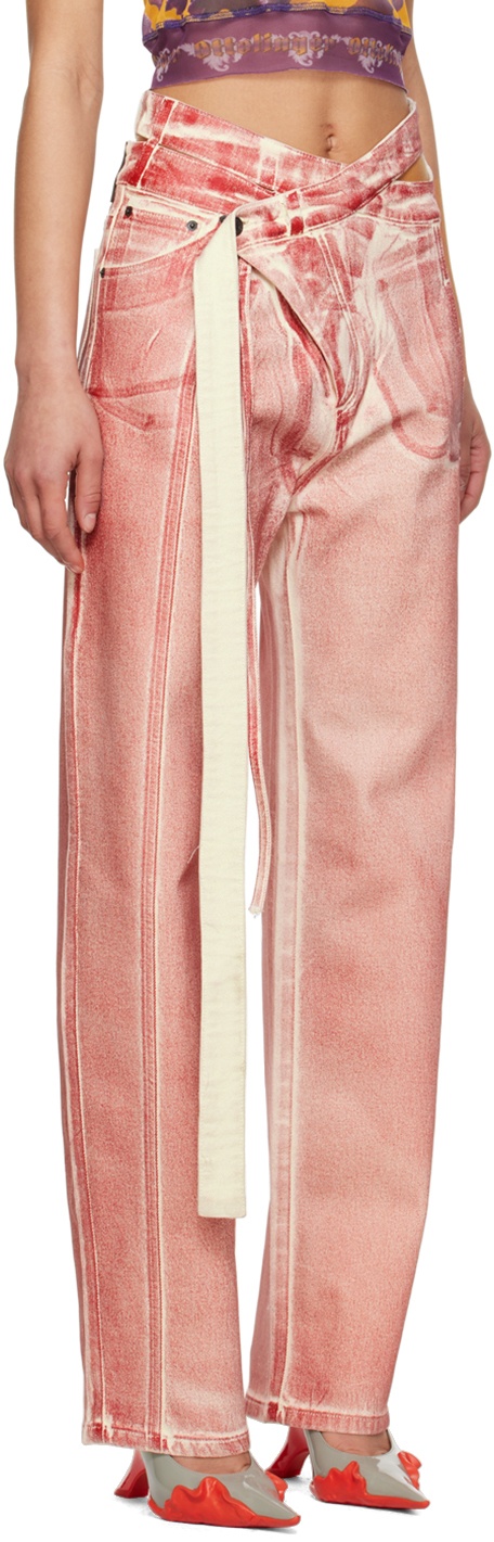 SSENSE Exclusive Red Jeans - 2