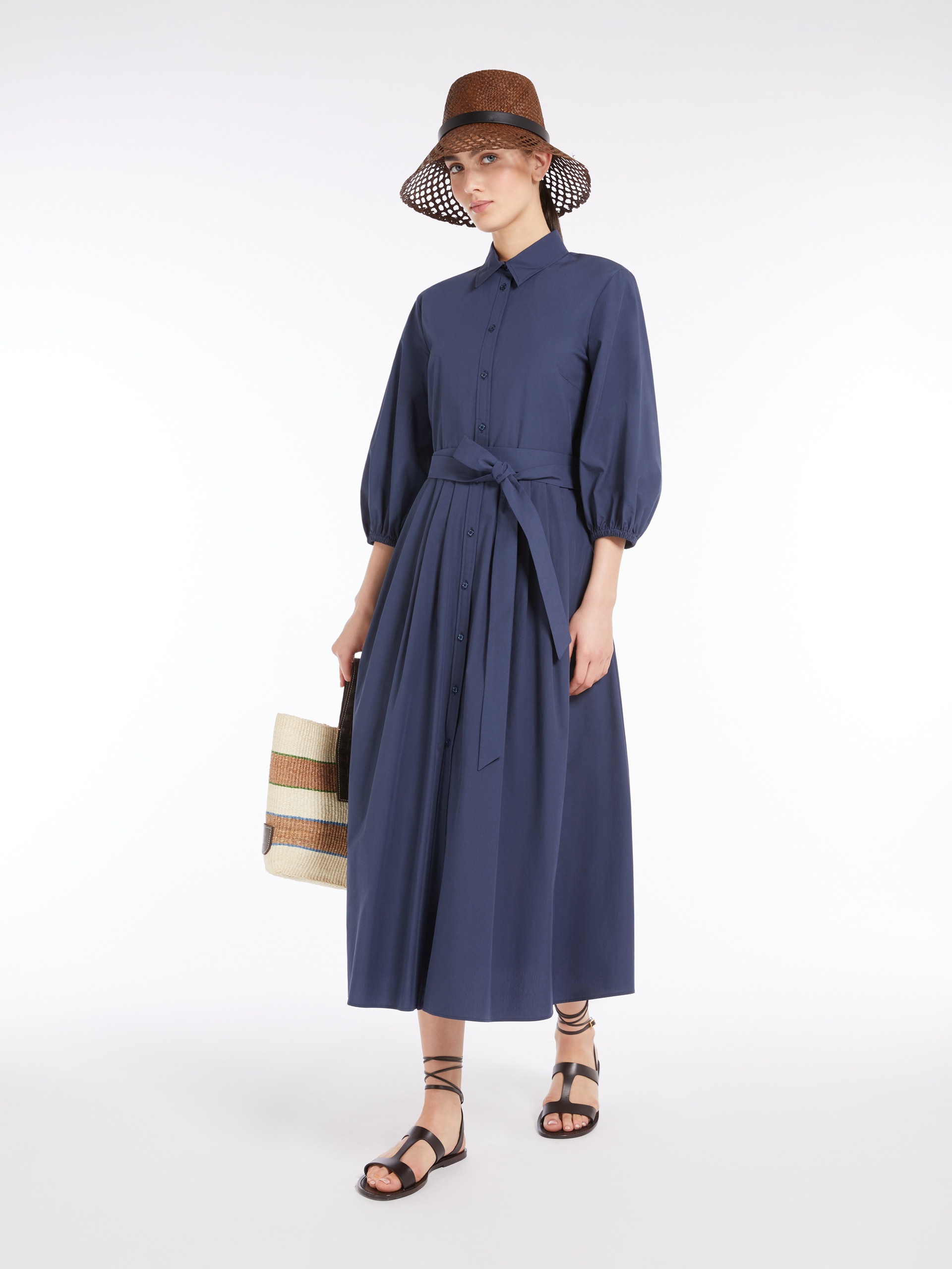 Weekend Max Mara◆KENTIA◆コットンシャツドレス WEEKEND Max Mara KENTIA Cotton shirt dress | REVERSIBLE