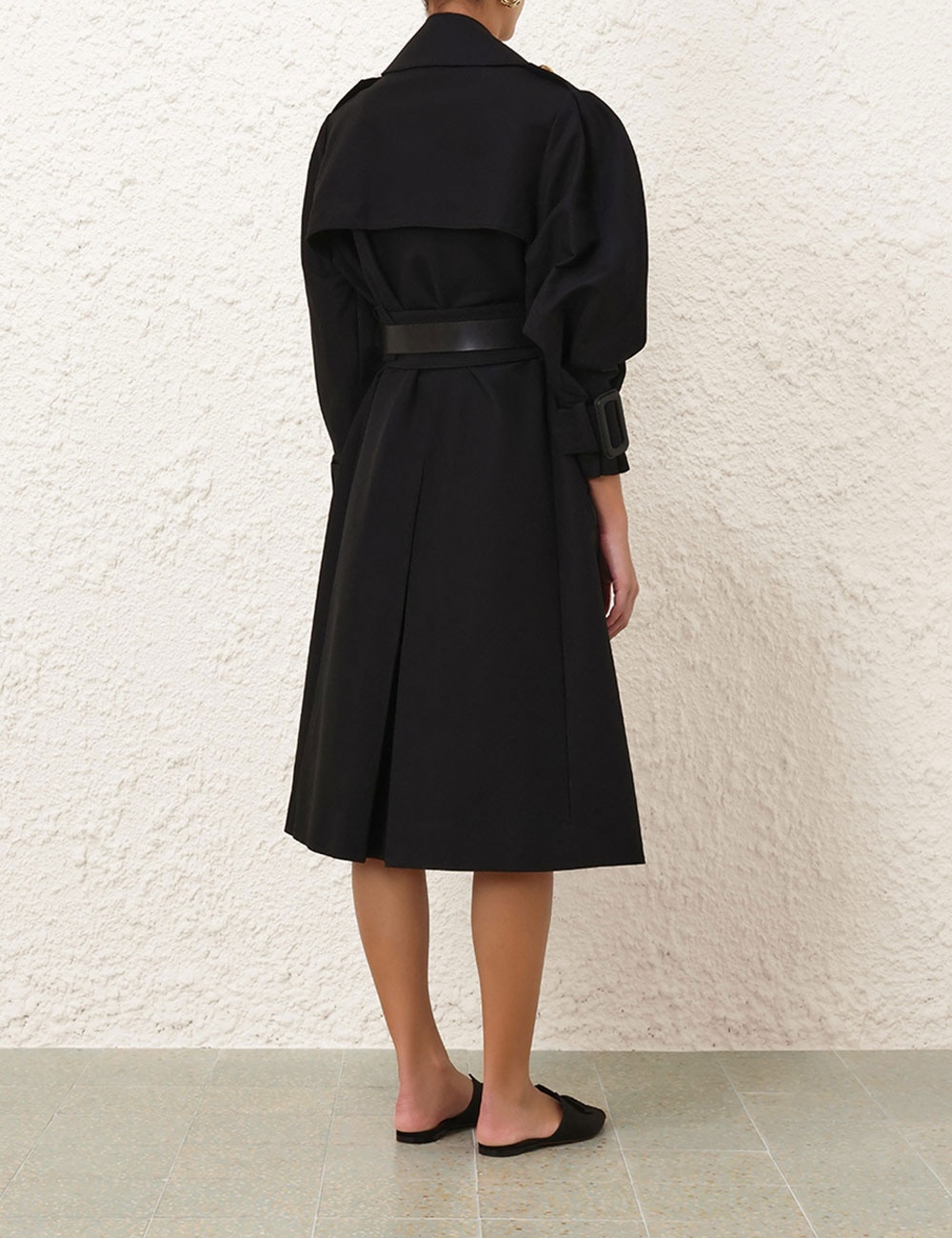 CRUSH BARREL TRENCH COAT - 4