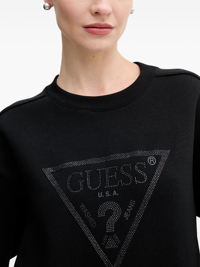 embellished-logo sweatshirt 4