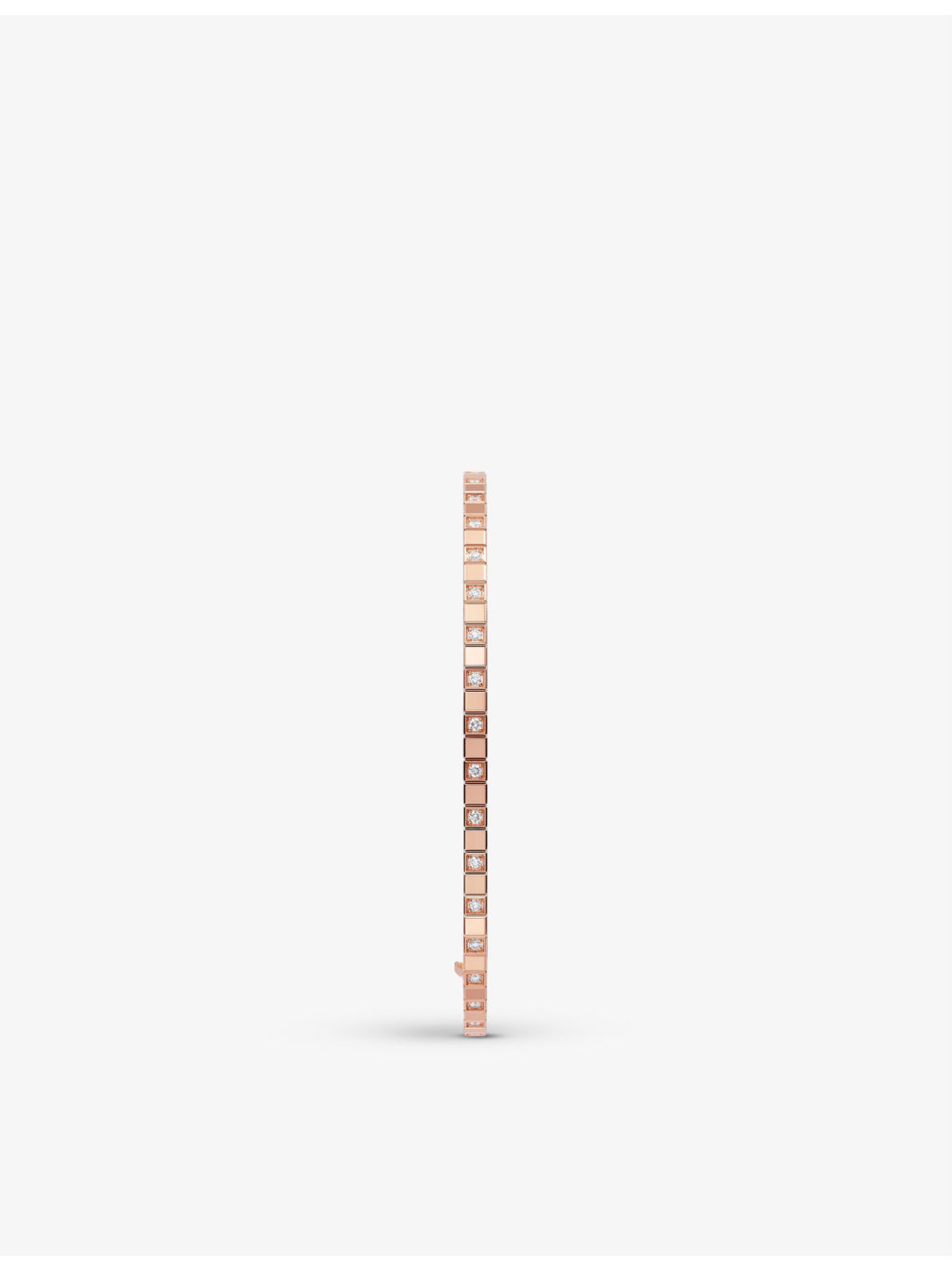 Ice Cube Pure 18ct rose-gold and 0.33ct diamond bangle - 2