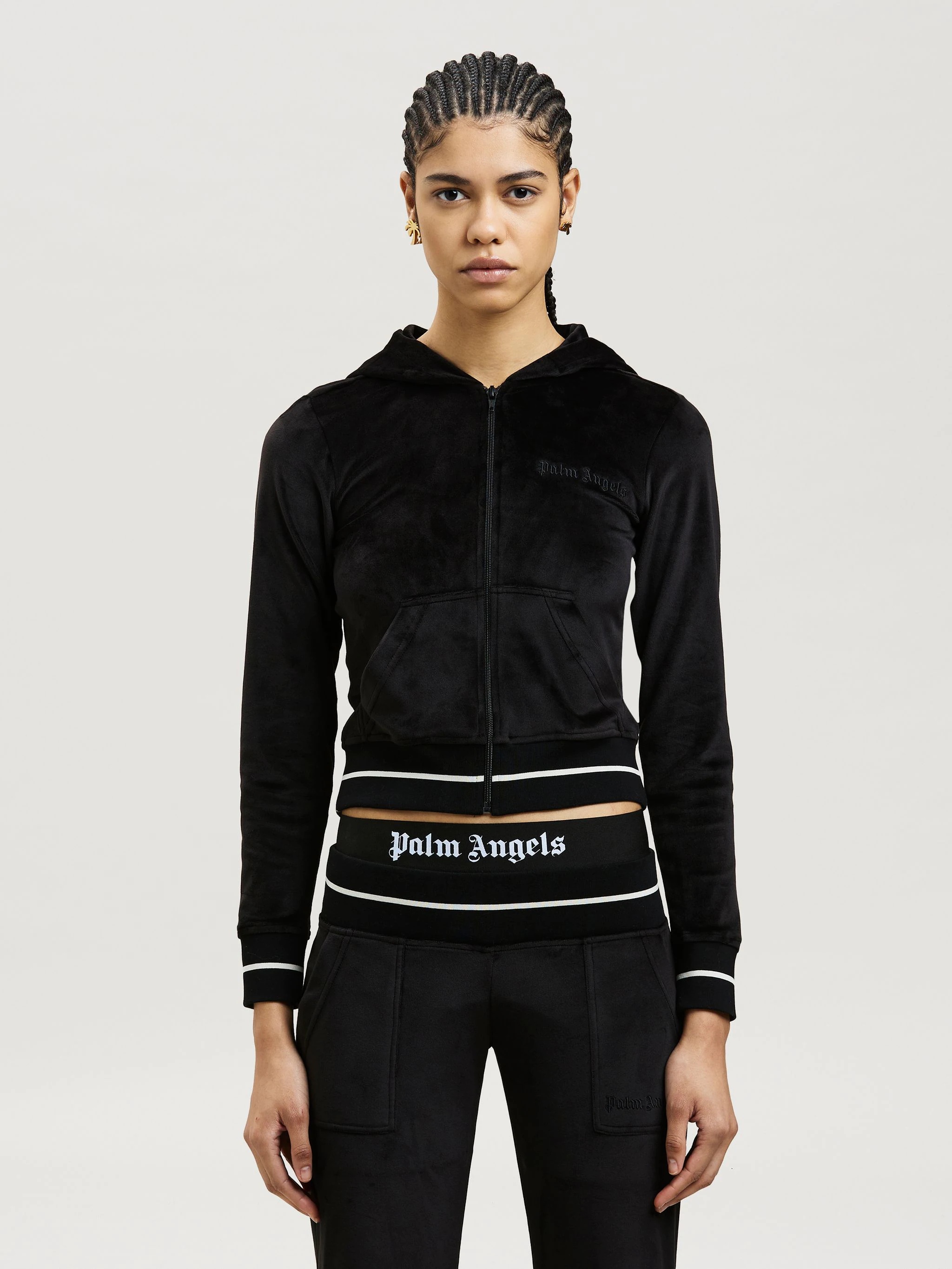 CHENILLE MINI ZIPPED HOODIE - 3