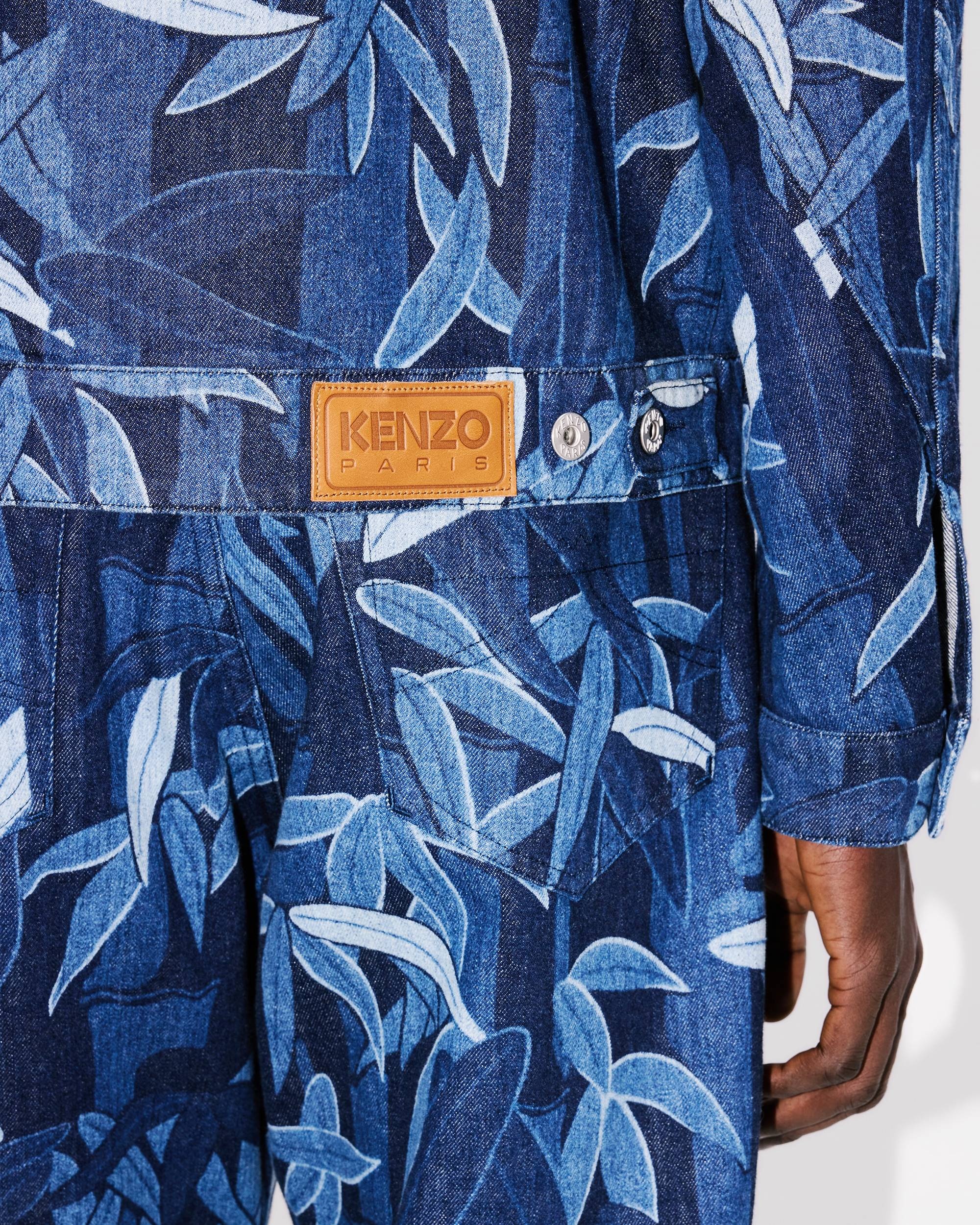 KENZO Chiku-rin camo' zipped trucker jacket in japanese denim - 8