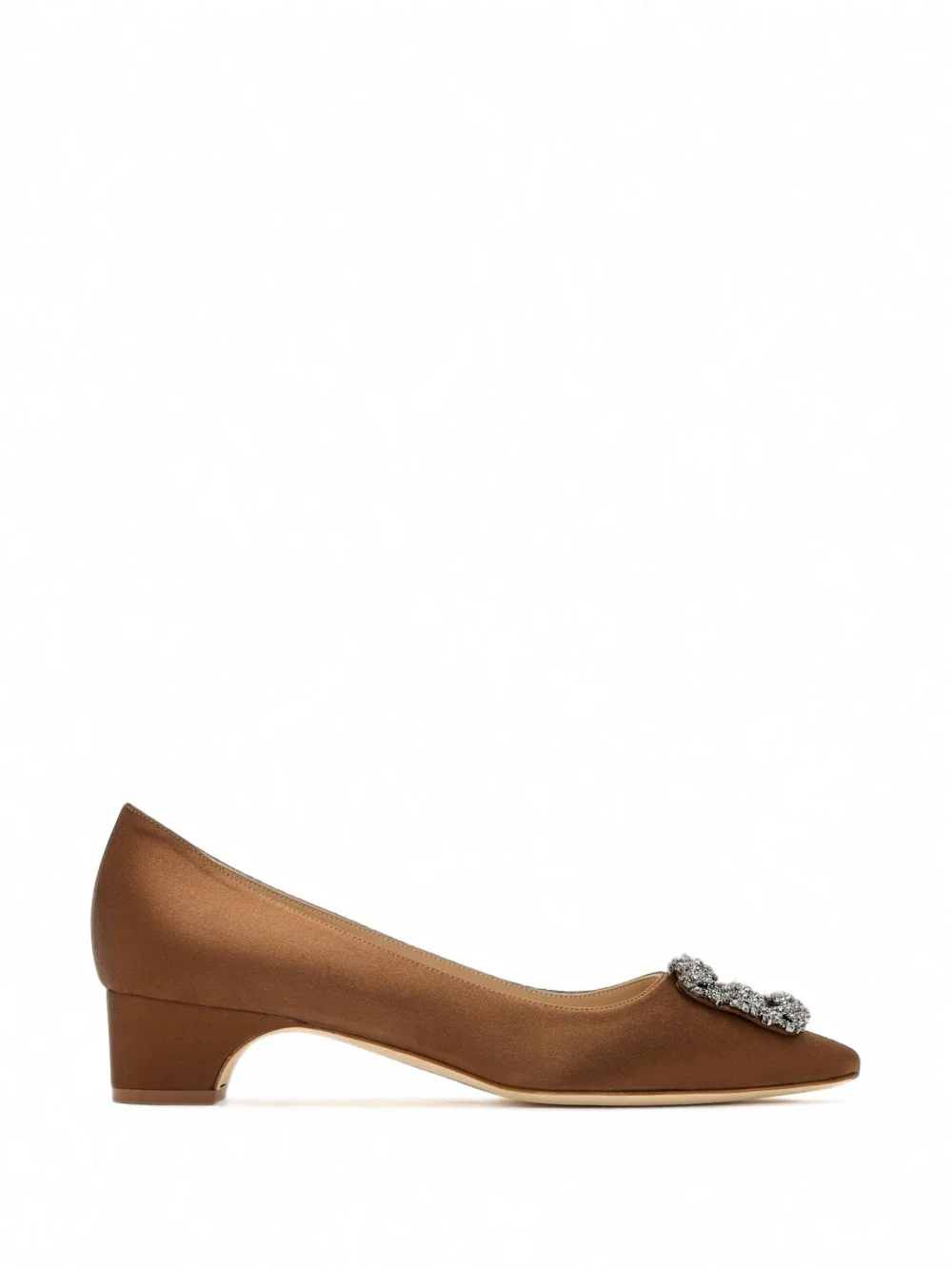 Hangisibar crystal-buckle pumps - 1