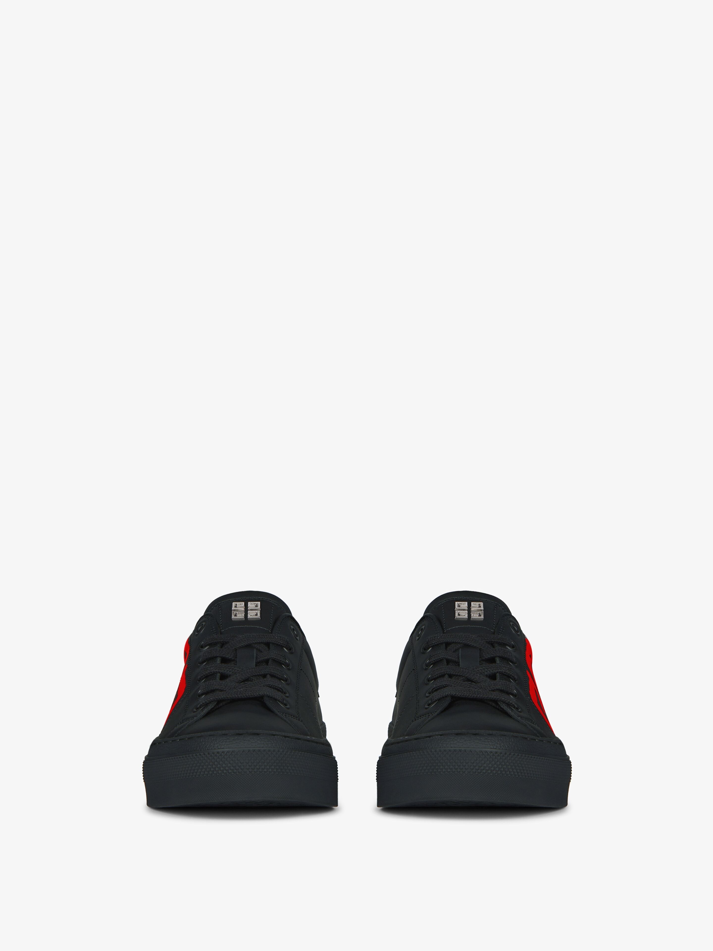 Givenchy CITY SPORT SNEAKERS WITH 4G SPRAY PRINT | REVERSIBLE