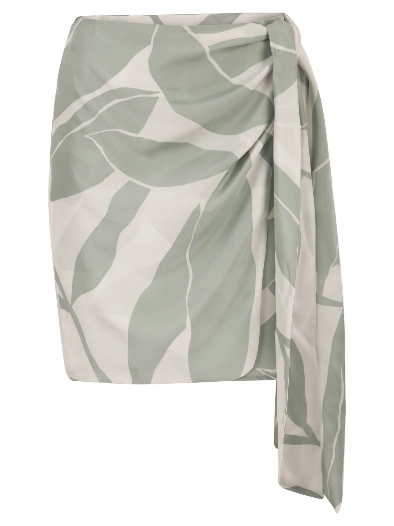 Max Mara Women Mxmstrano - Printed Pure Silk Wrap Skirt - 1