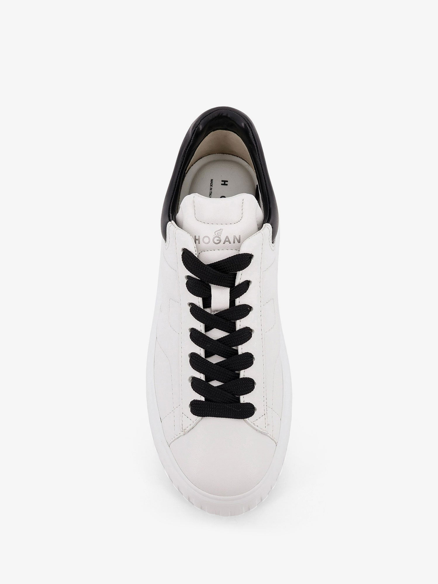 Low-Top H-Stripes Leather Sneakers - 5