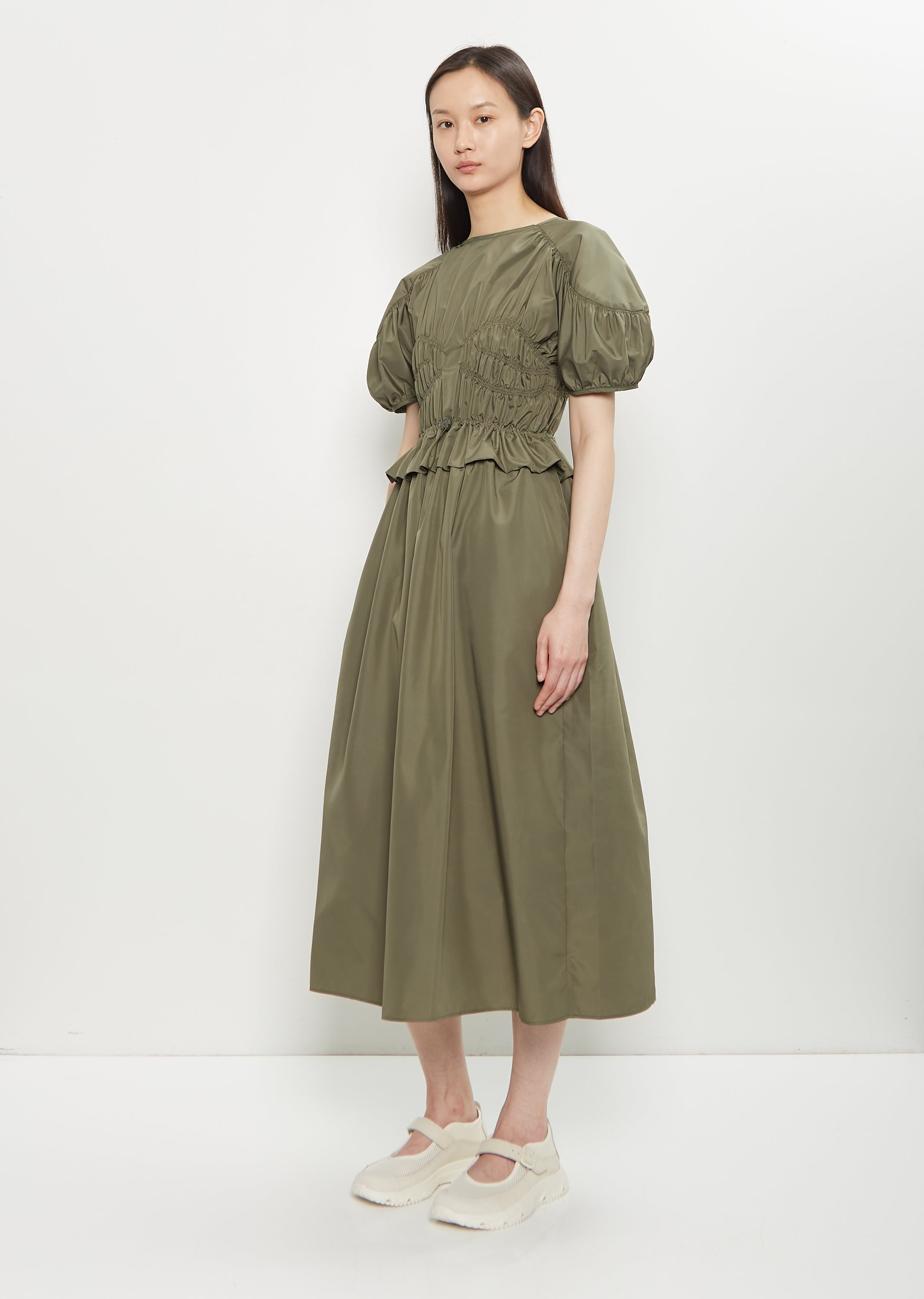 Betsy Technical Dress — Olive - 4