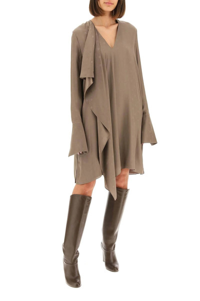 FENDI SILK DRESS WITH FRONT DRAPING outlook