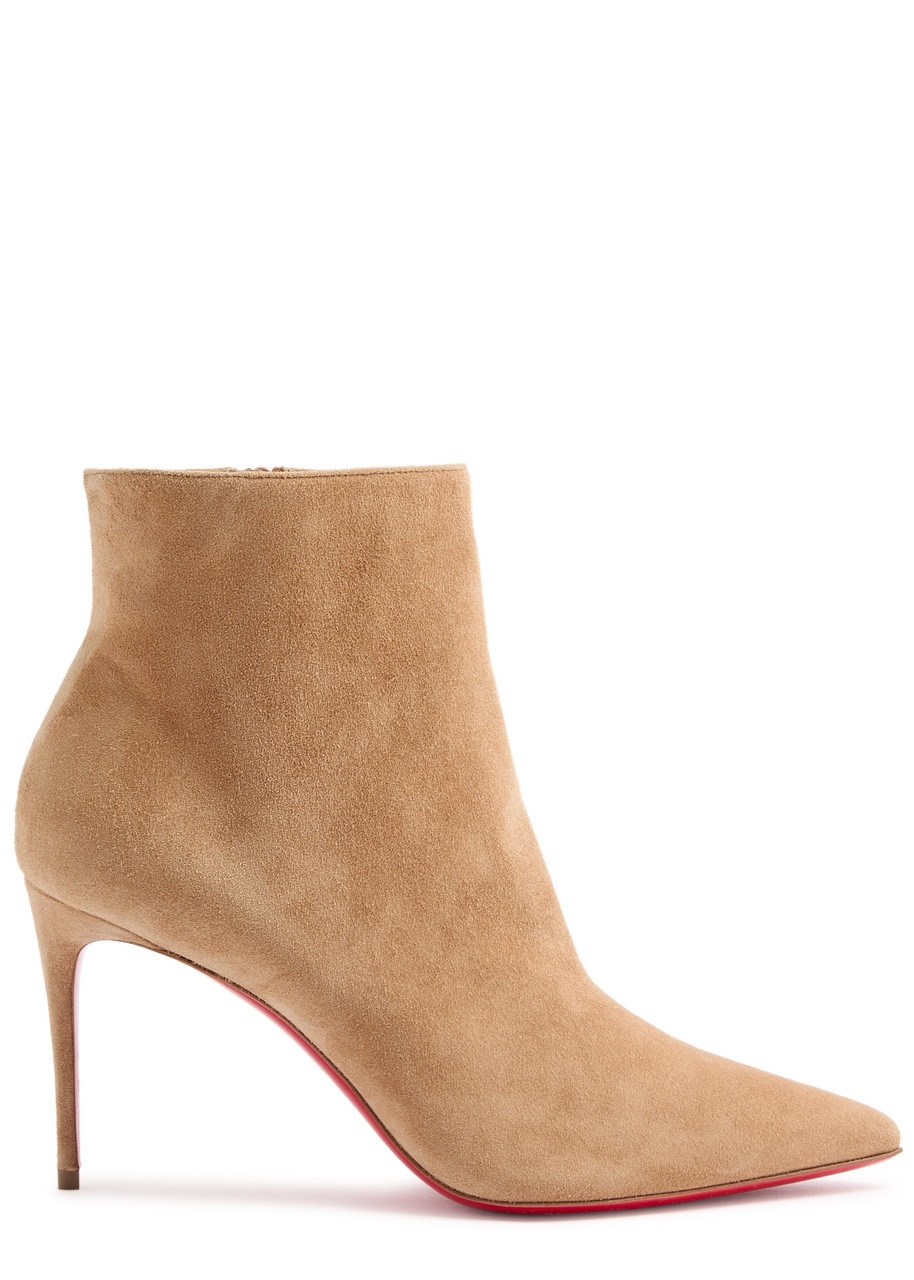 Christian Louboutin So Kate 85 Suede Ankle Boots - 1