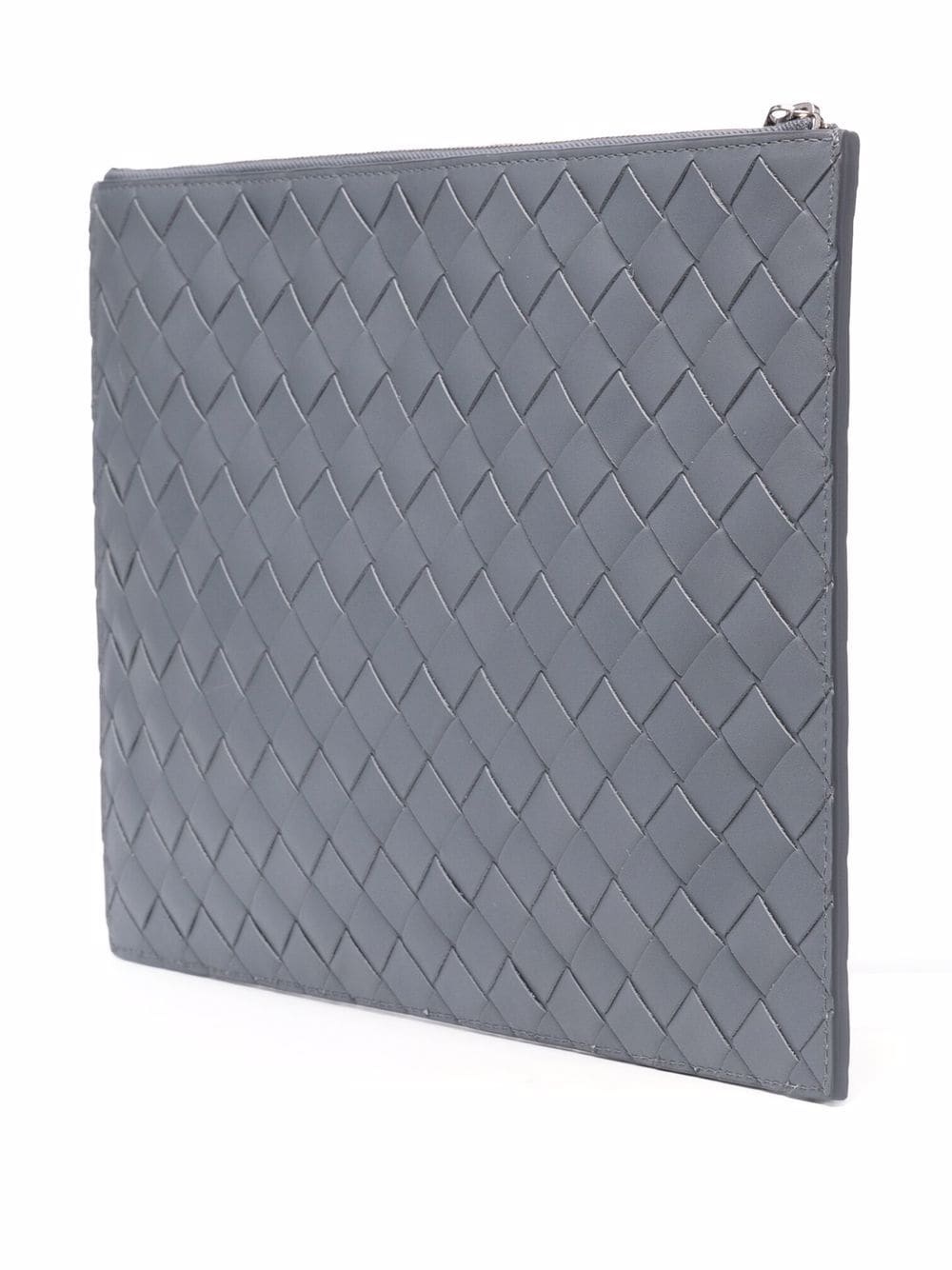 Intrecciato woven clutch bag - 3