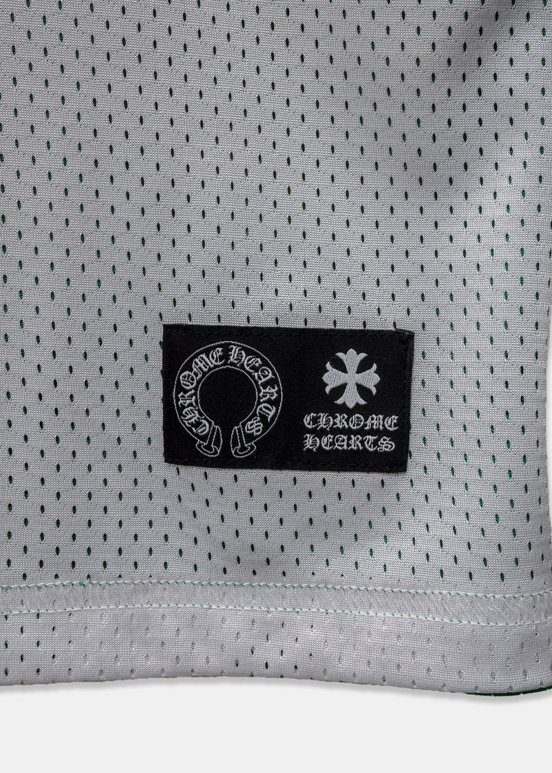 Chrome Hearts Chrome Hearts Green Yellow Basketball Mesh Jersey outlook