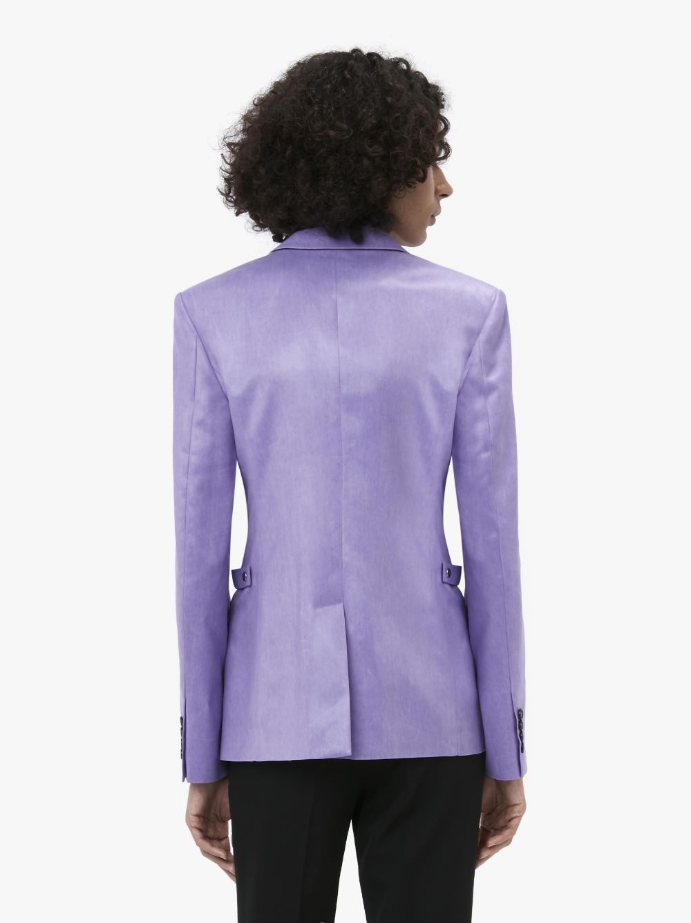 PADLOCK STRAP SINGLE-BREASTED BLAZER - 3