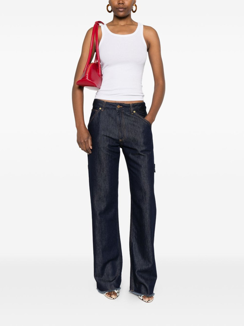DARKPARK carpenter frayed-hem jeans outlook
