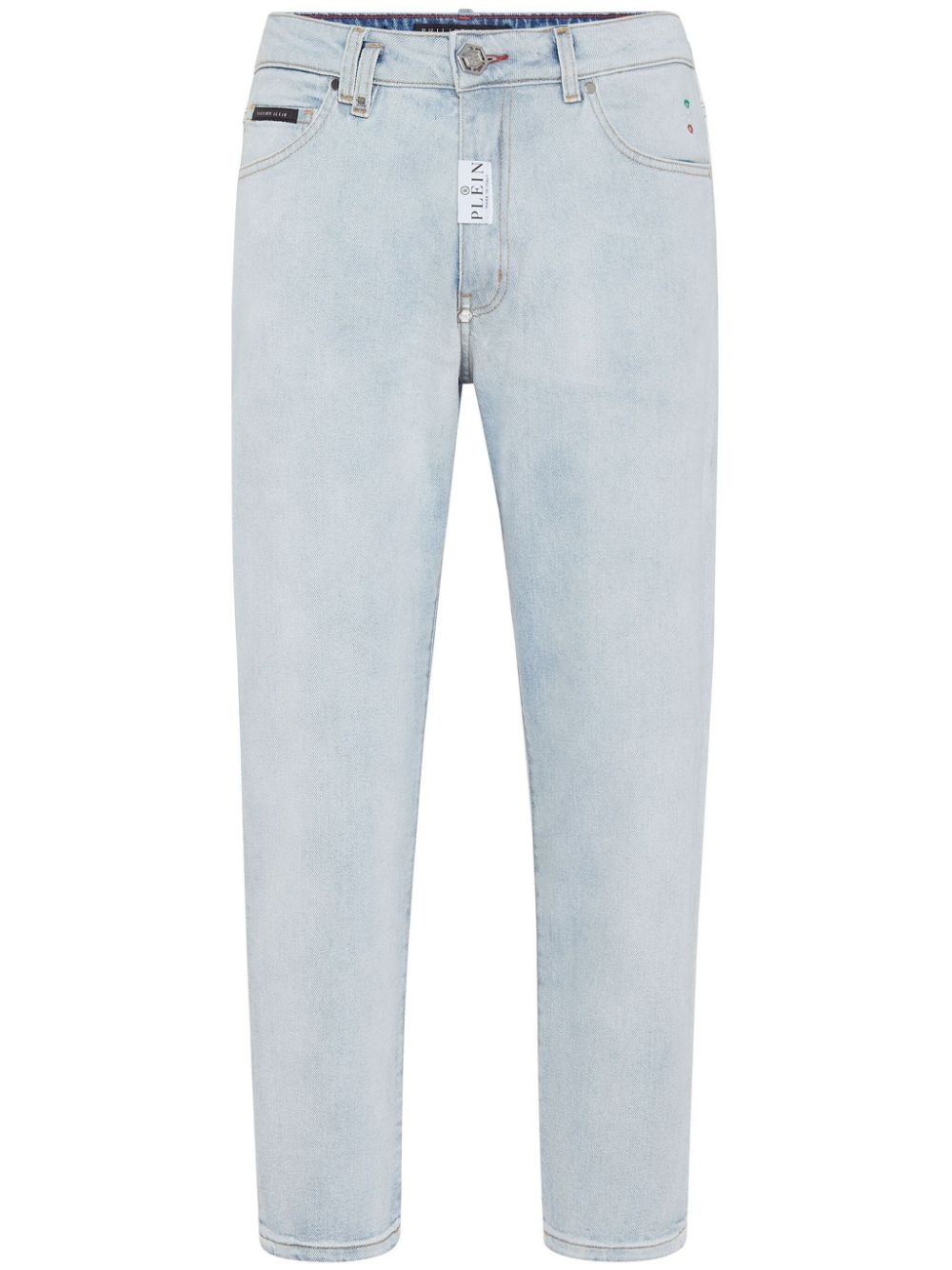 mid-rise cropped jeans - 1