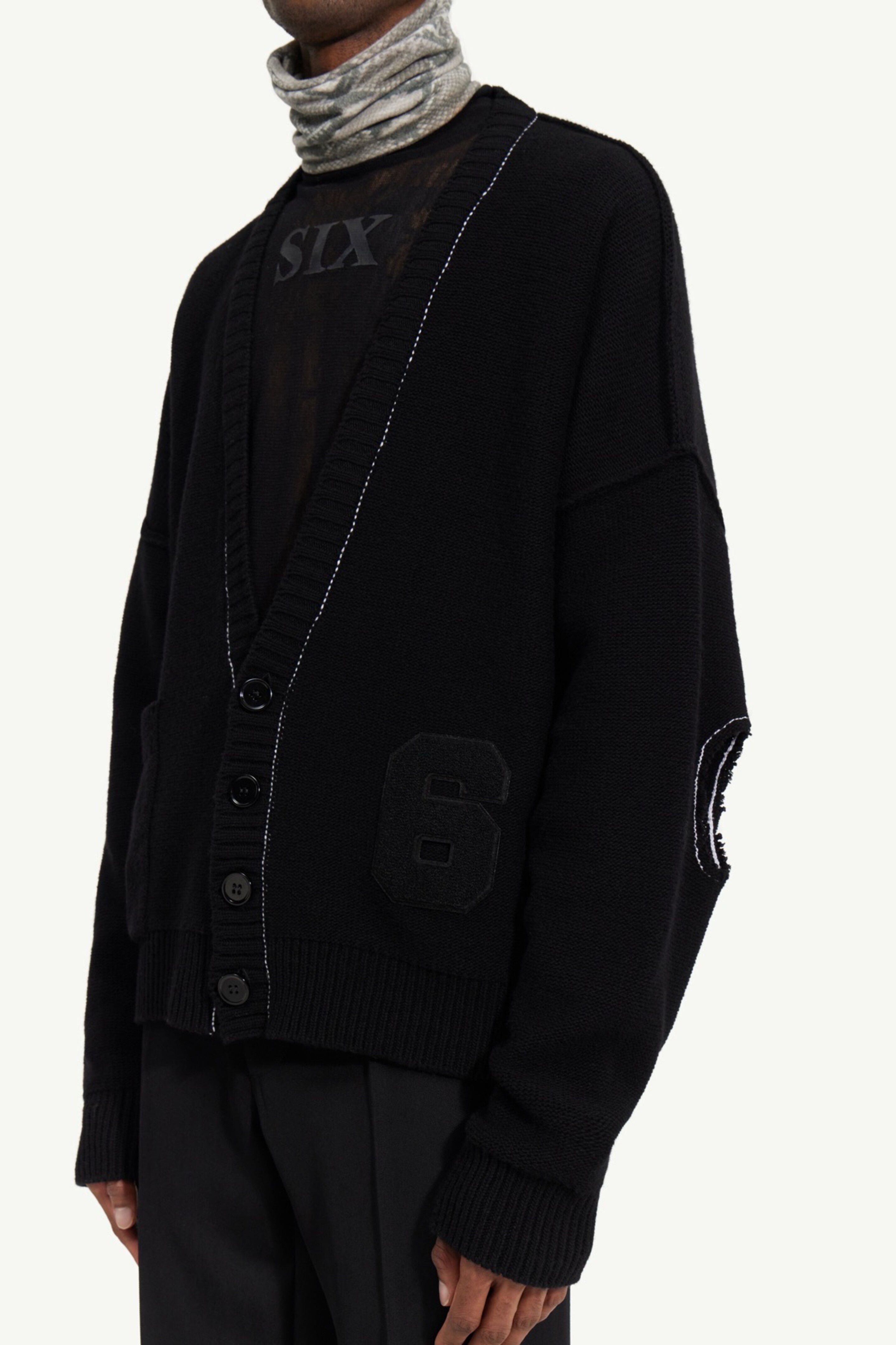 Logo cardigan - 4