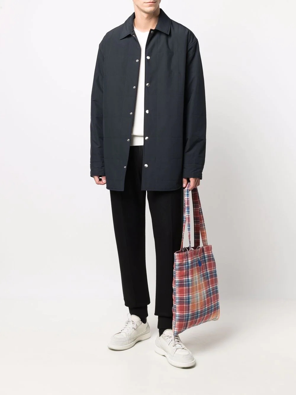 button-up shirt coat - 2