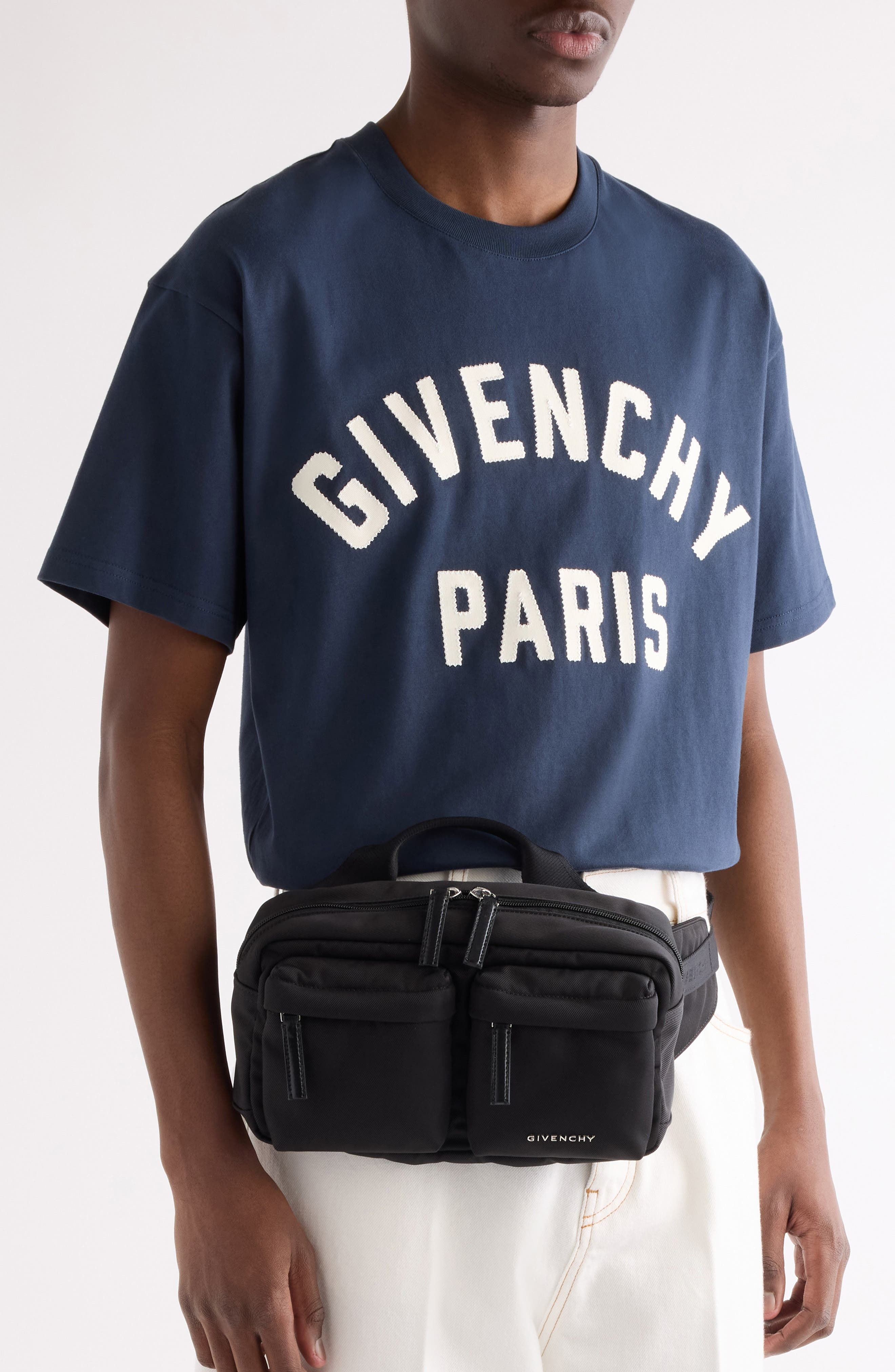 Givenchy Essential U Nylon Belt Bag in 001-Black at Nordstrom - 2