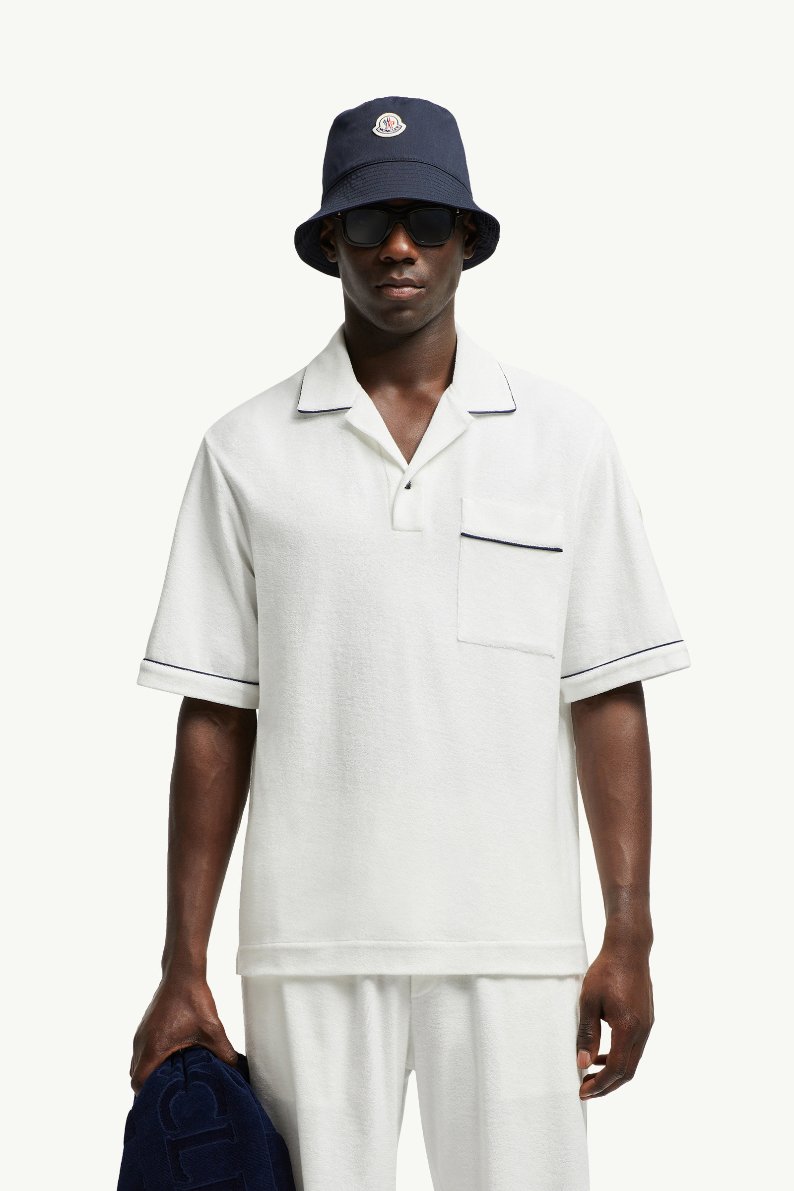 Cotton Terry Cloth Polo Shirt - 2
