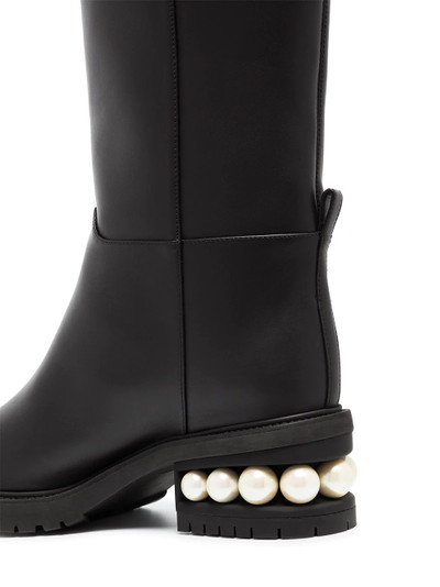 Nicholas Kirkwood Casati pearl-embellished boots outlook