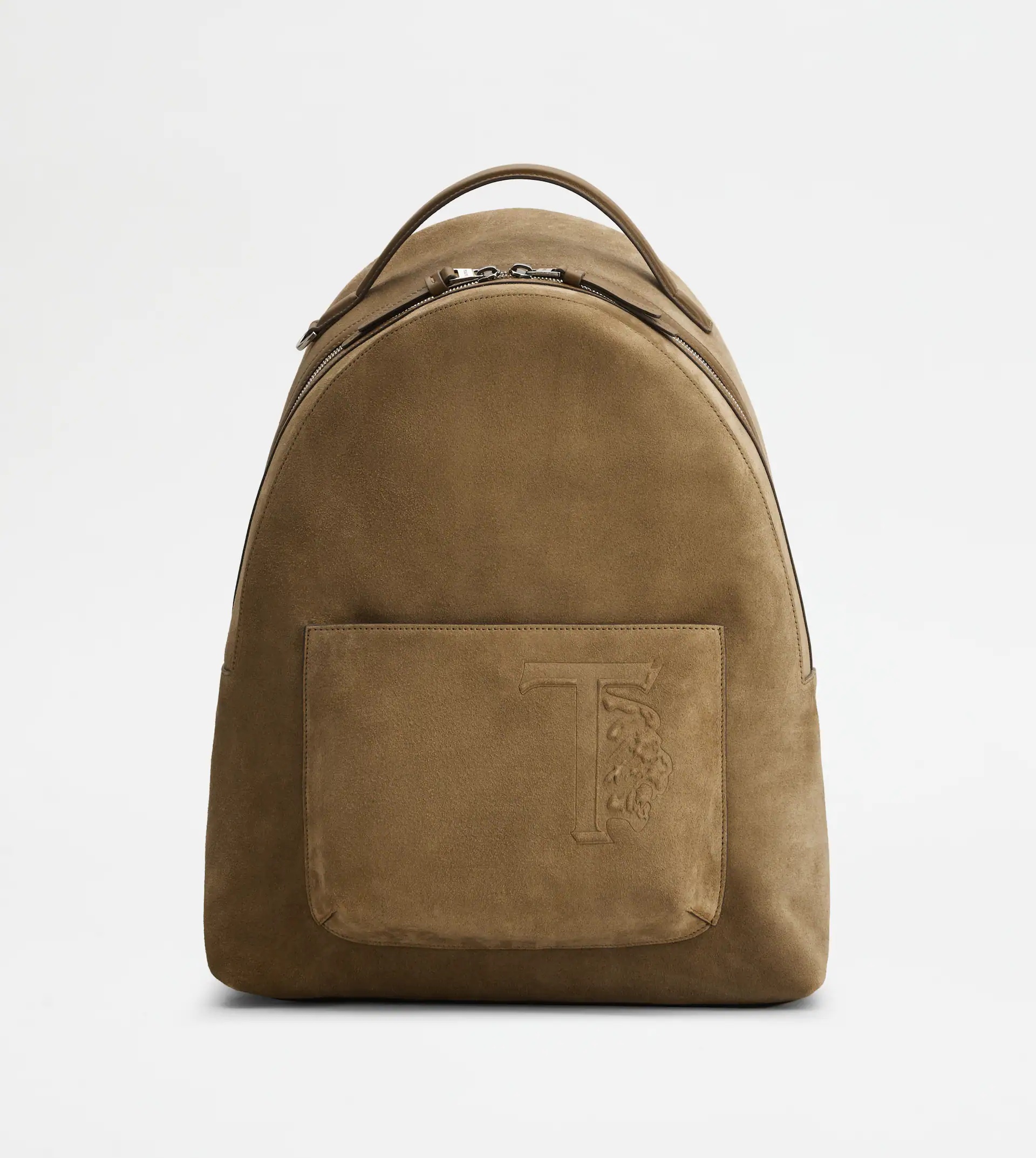 BACKPACK IN SUEDE MEDIUM - BROWN - 1