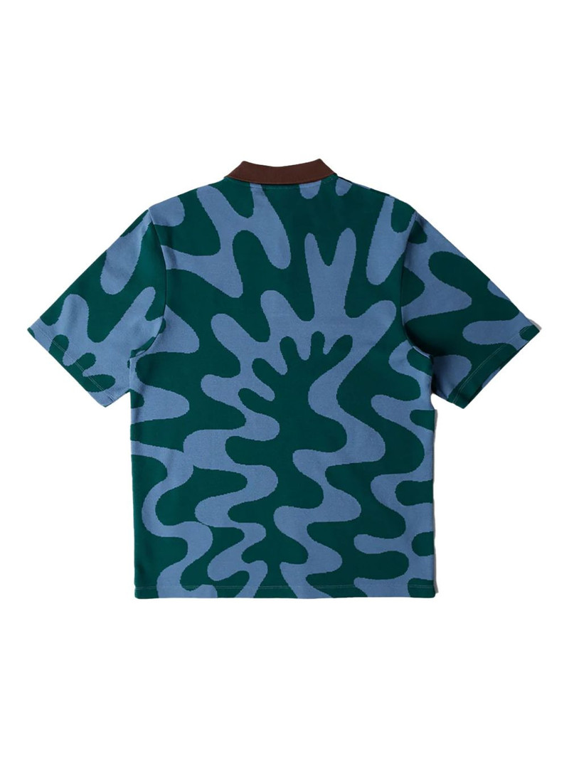 by Parra Splashed abstract-print polo shirt outlook