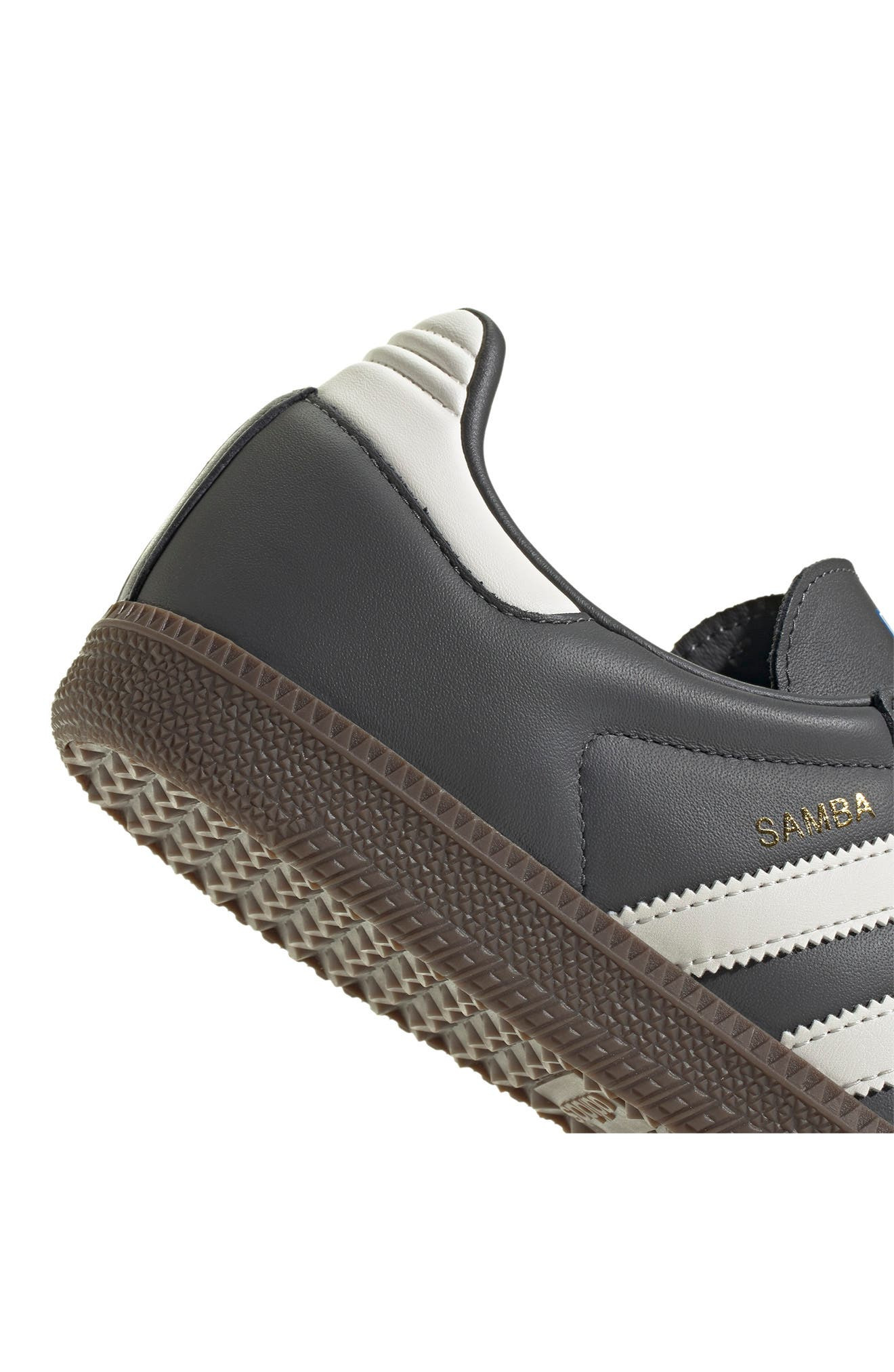 adidas Samba OG Sneaker in Grey/White/Gum at Nordstrom - 8