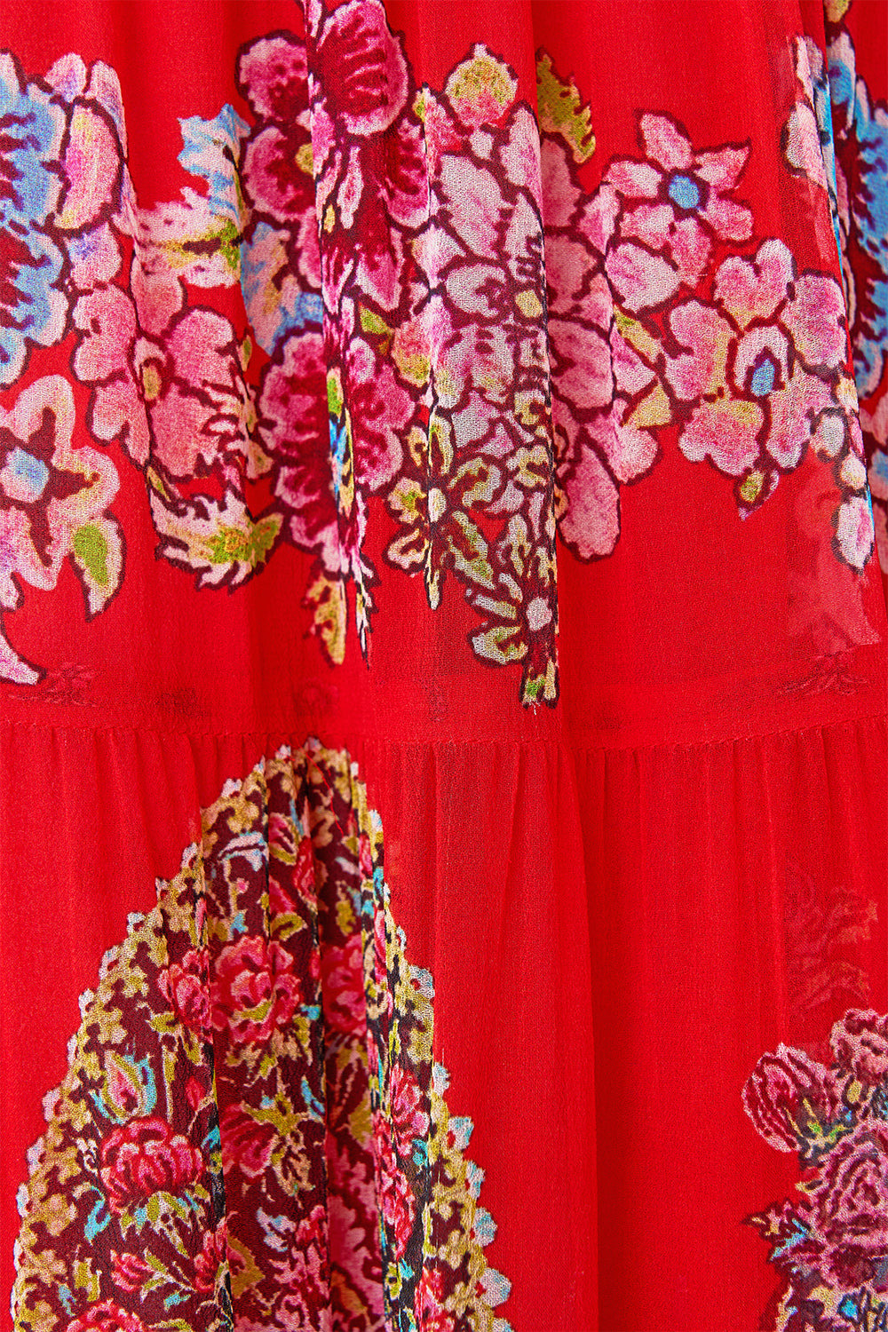 TIERED MAXI SKIRT - 7